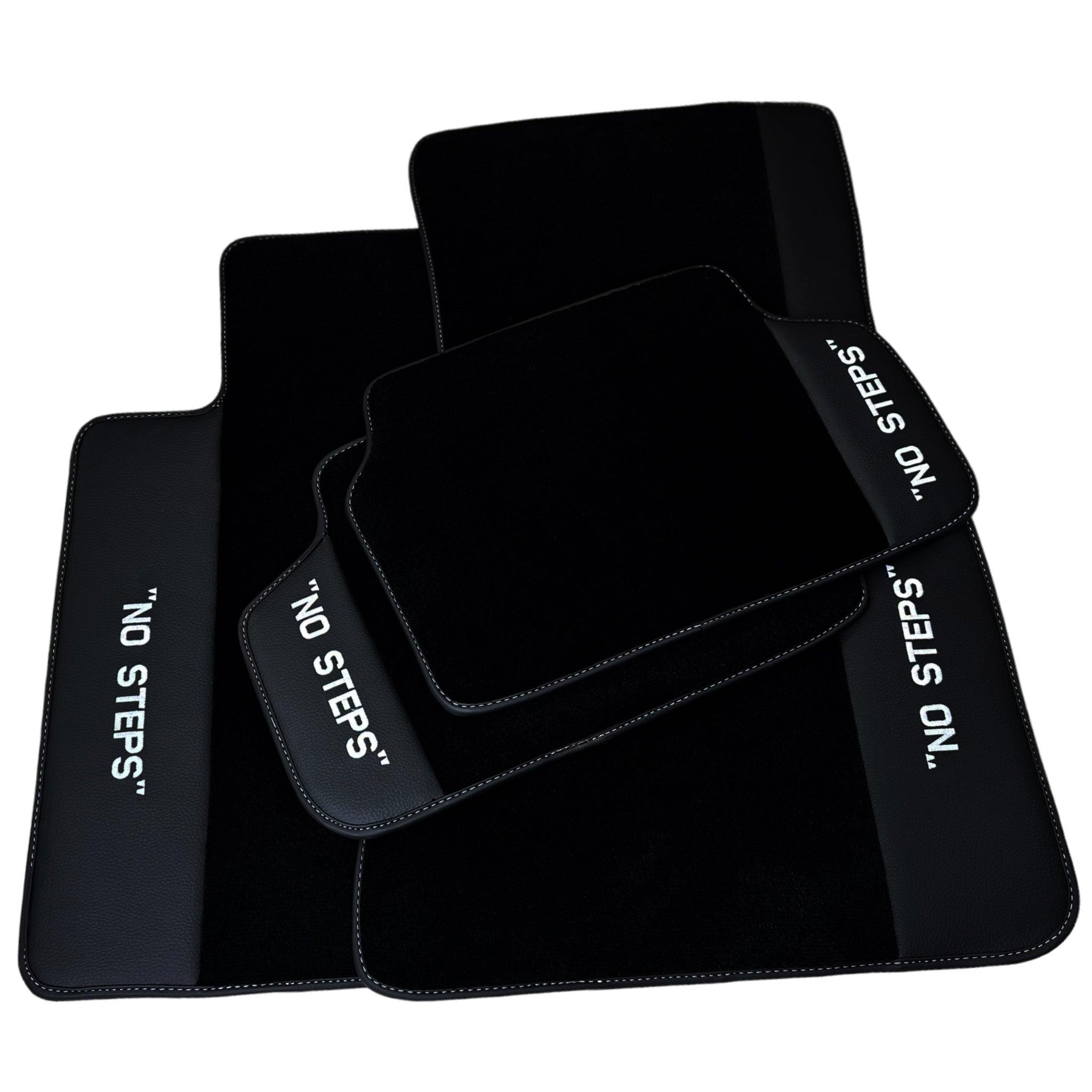 Black Floor Mats For BMW 4 Series G22 Coupe No Steps Edition - AutoWin