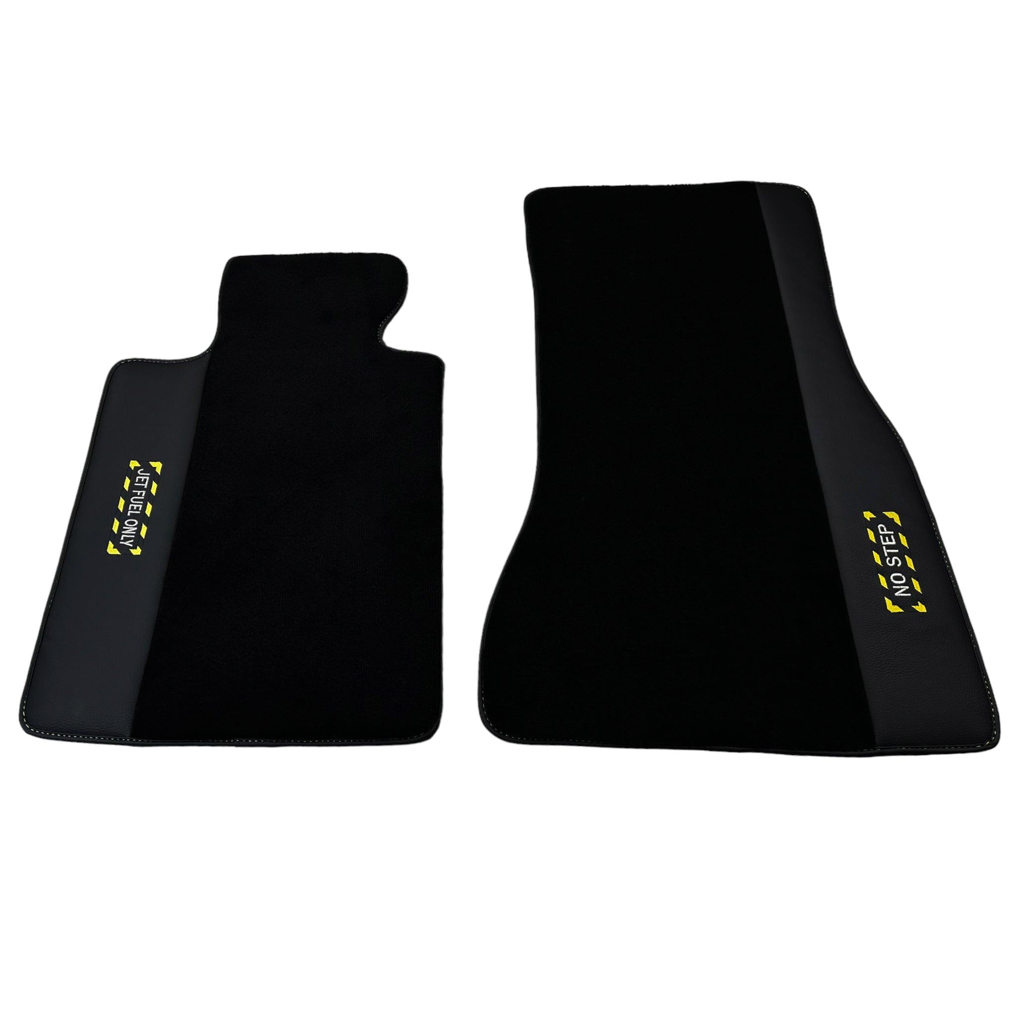 Black Floor Mats For BMW 5 Series G31 Wagon | Fighter Jet Edition - AutoWin