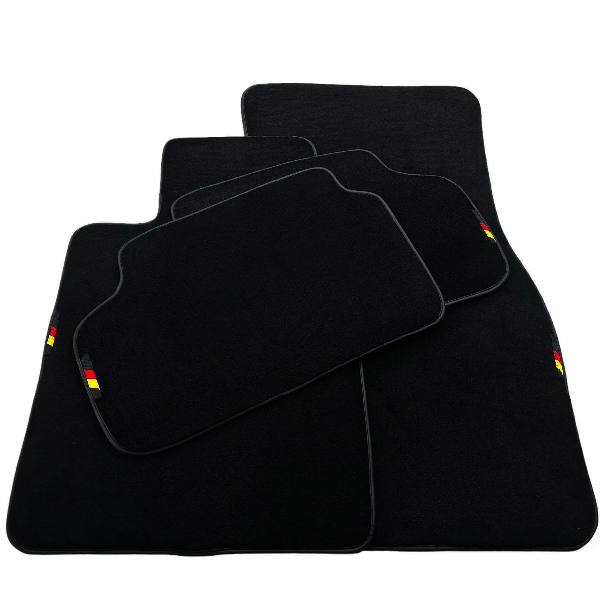 Black Floor Mats For BMW 6 Series E64 Convertible Germany Edition - AutoWin