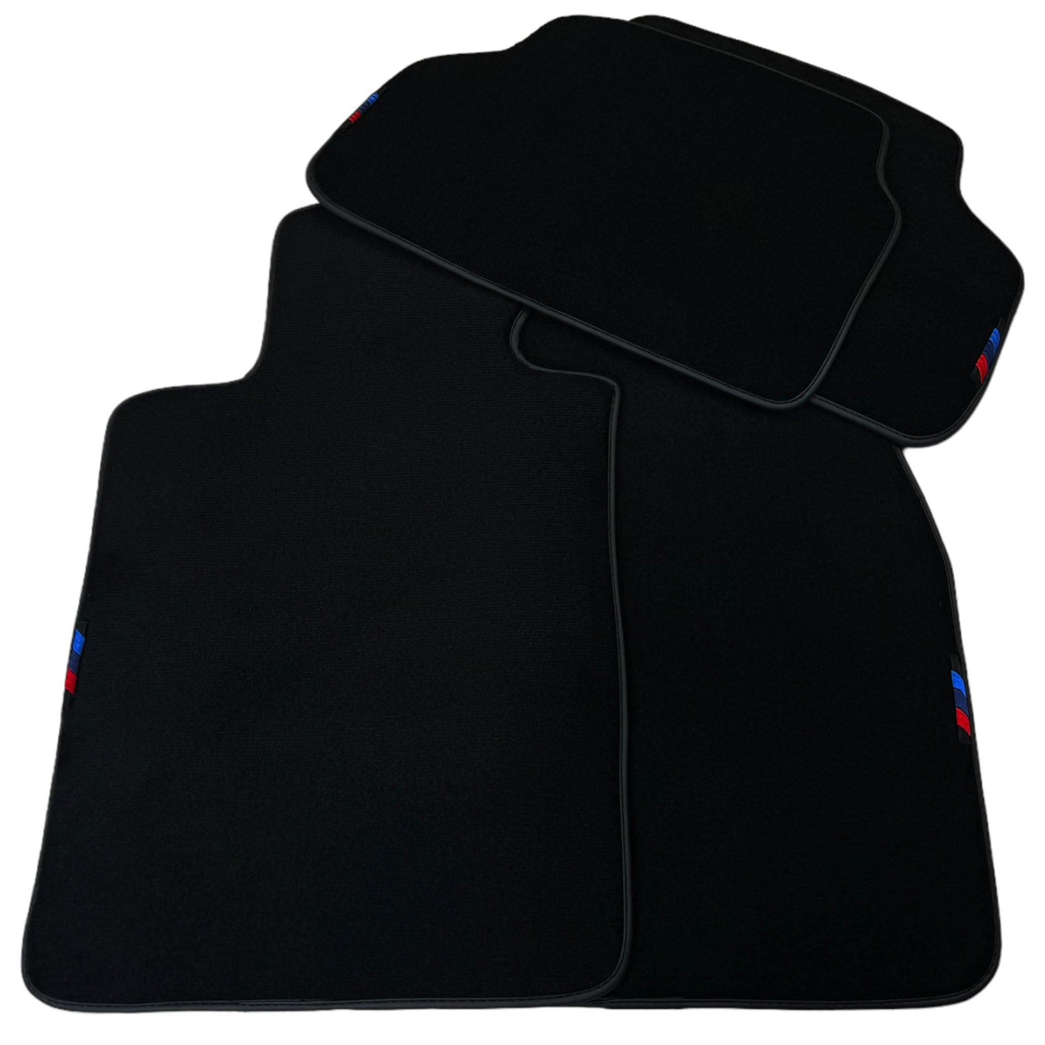 Black Floor Mats For BMW 7 Series E38 | Fighter Jet Edition