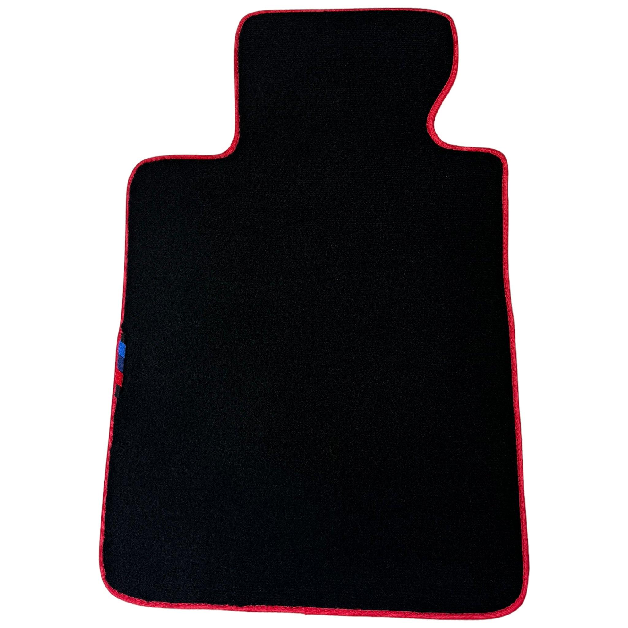 Black Floor Mats For BMW M4 G82 Coupe | Red Trim