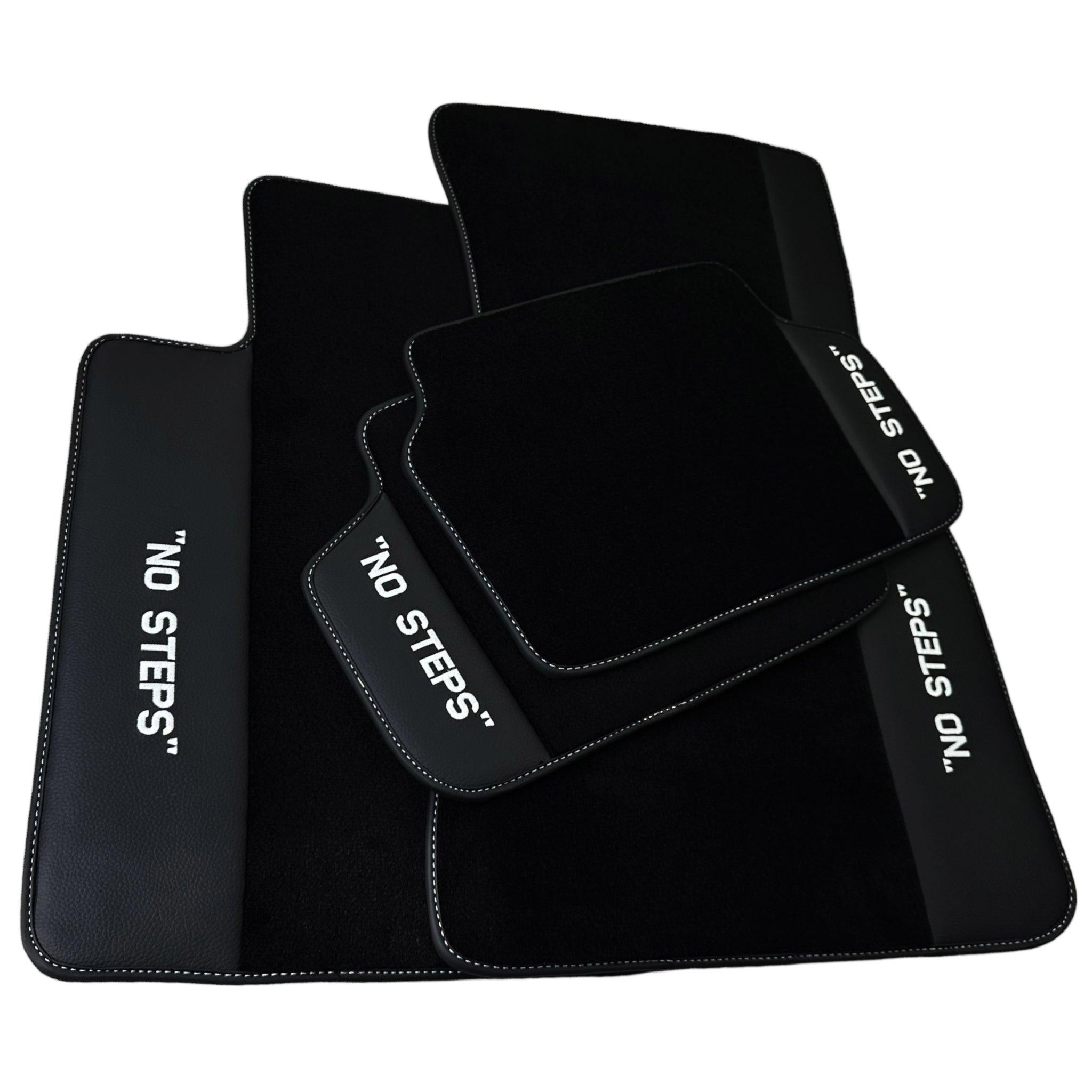 Black Floor Mats For BMW M6 F06 Gran Coupe No Steps Edition - AutoWin