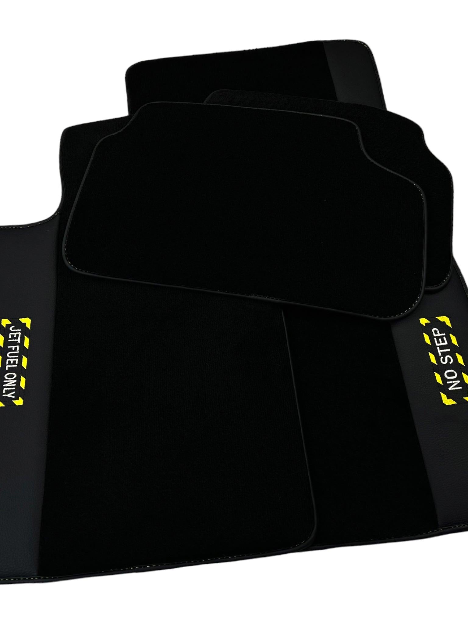 Black Floor Mats For BMW X6 Series F16 | Fighter Jet Edition - AutoWin
