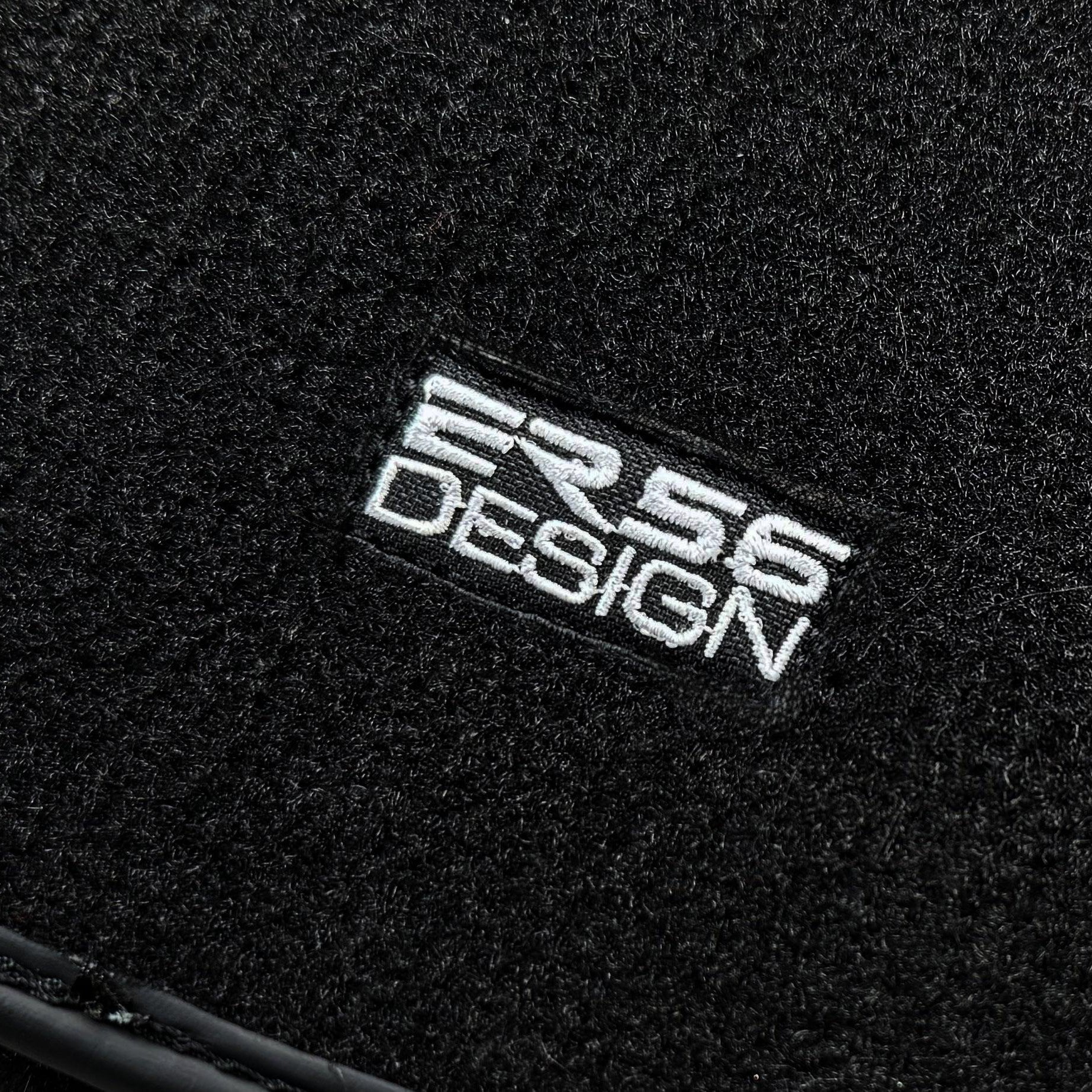 Black Sheepskin Floor Floor Mats For BMW 3 Series E46 Coupe ER56 Design