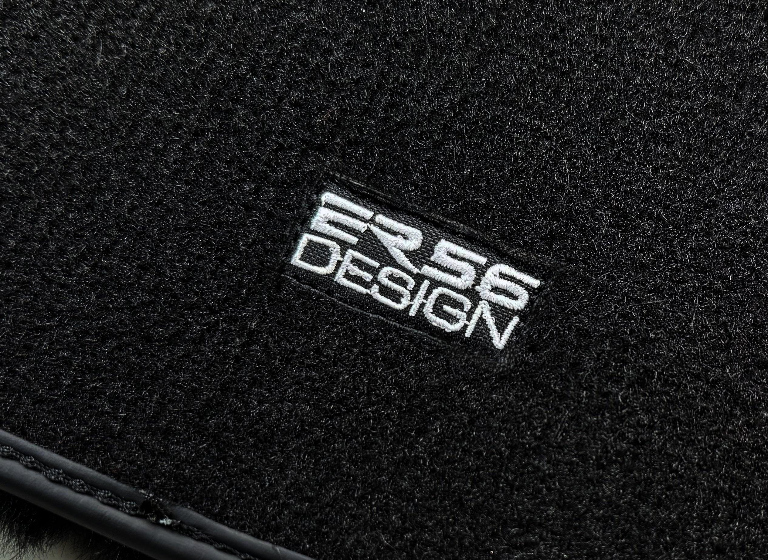 Black Sheepskin Floor Floor Mats For BMW X2 Series F39 ER56 Design