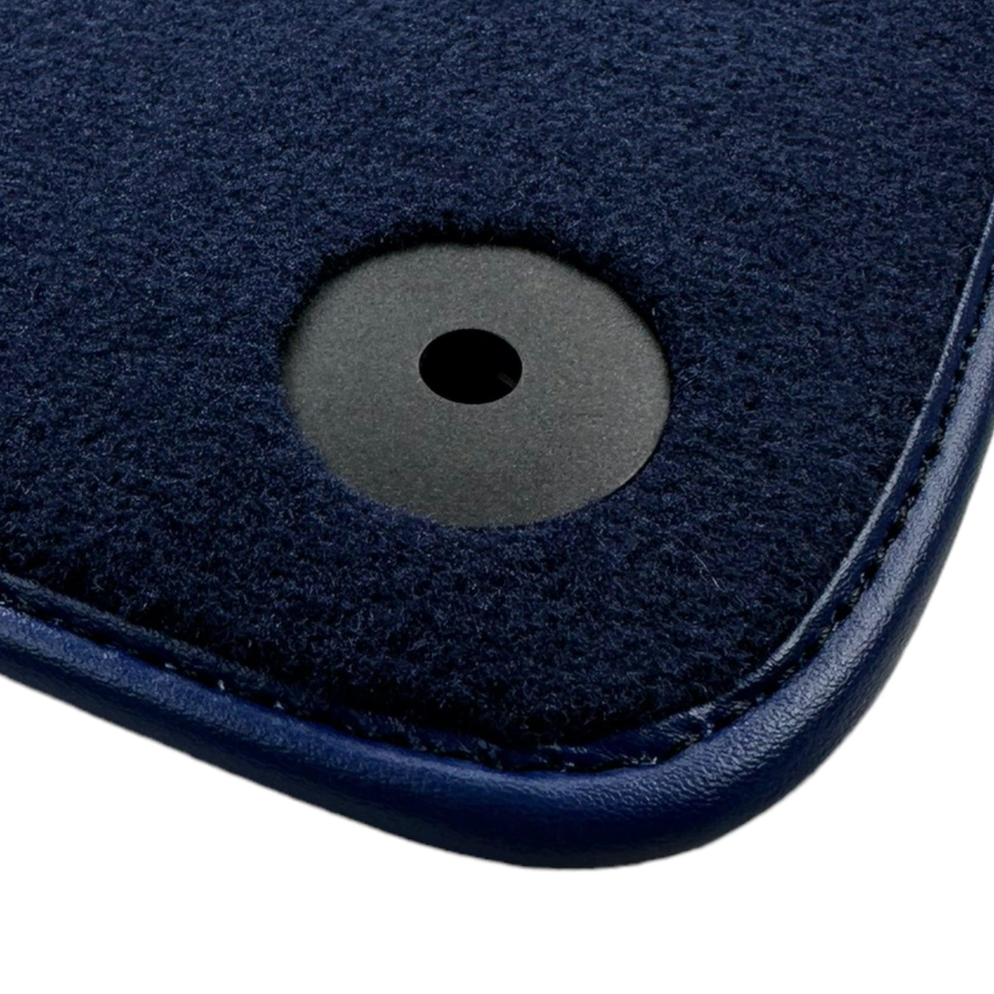 Blue Floor Mats For Bentley Flying Spur (2013-2019) with Leather