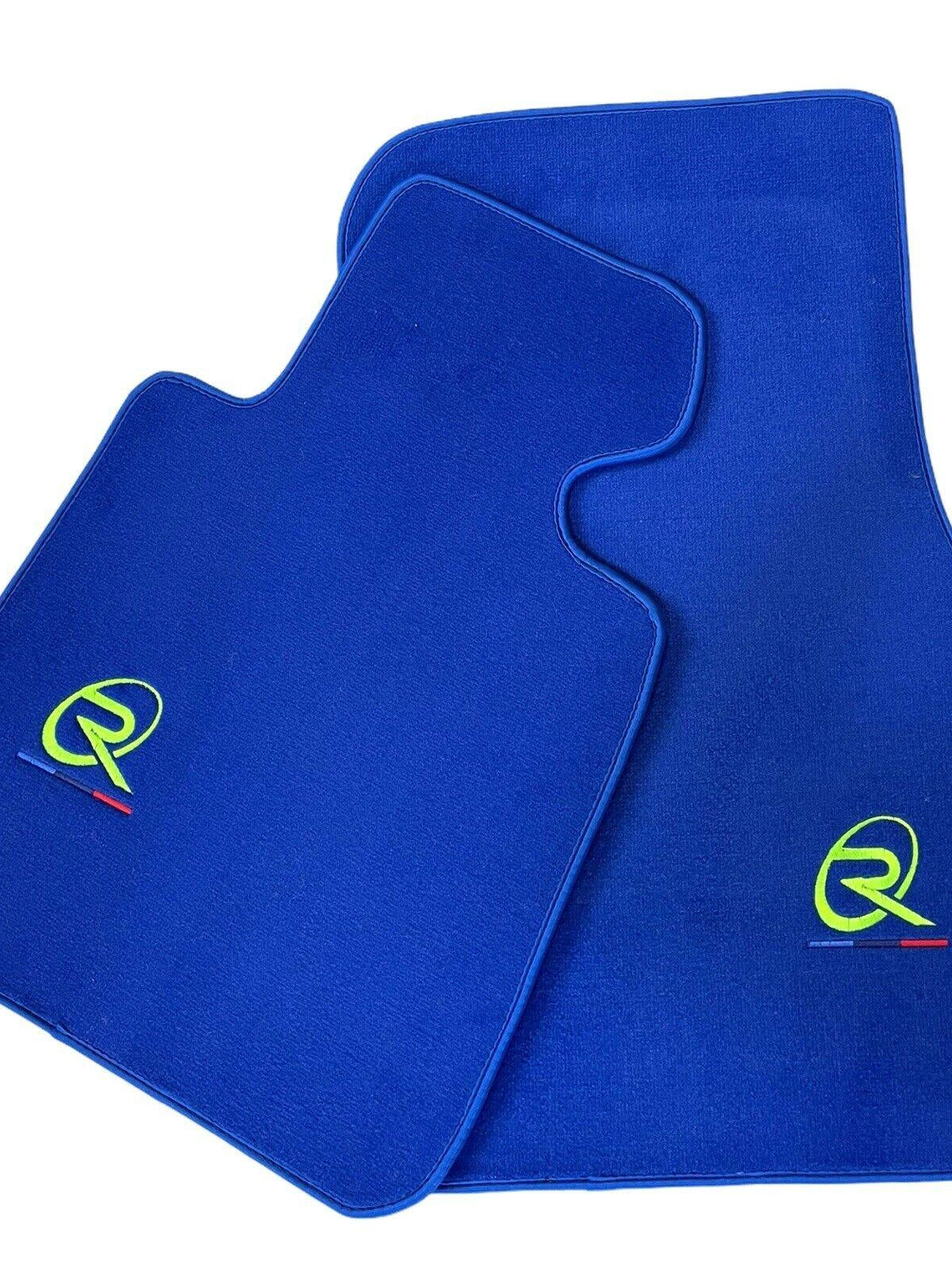 Blue Floor Mats For BMW 1 Series E81 Tailored Set Perfect Fit - AutoWin