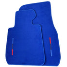 Blue Floor Mats For BMW 1 Series E82 With M Package - AutoWin