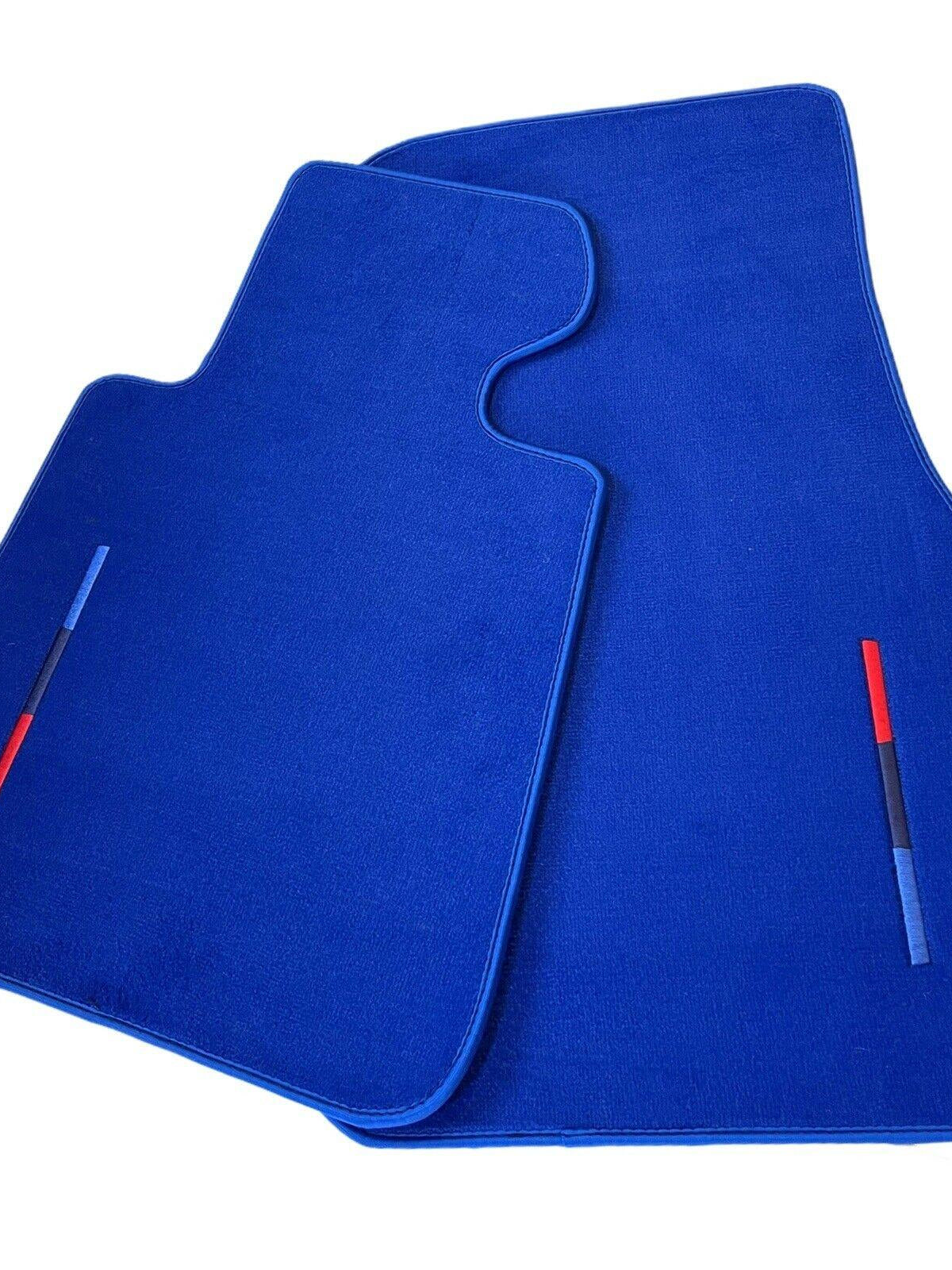 Blue Floor Mats For BMW 1 Series F20 With M Package - AutoWin