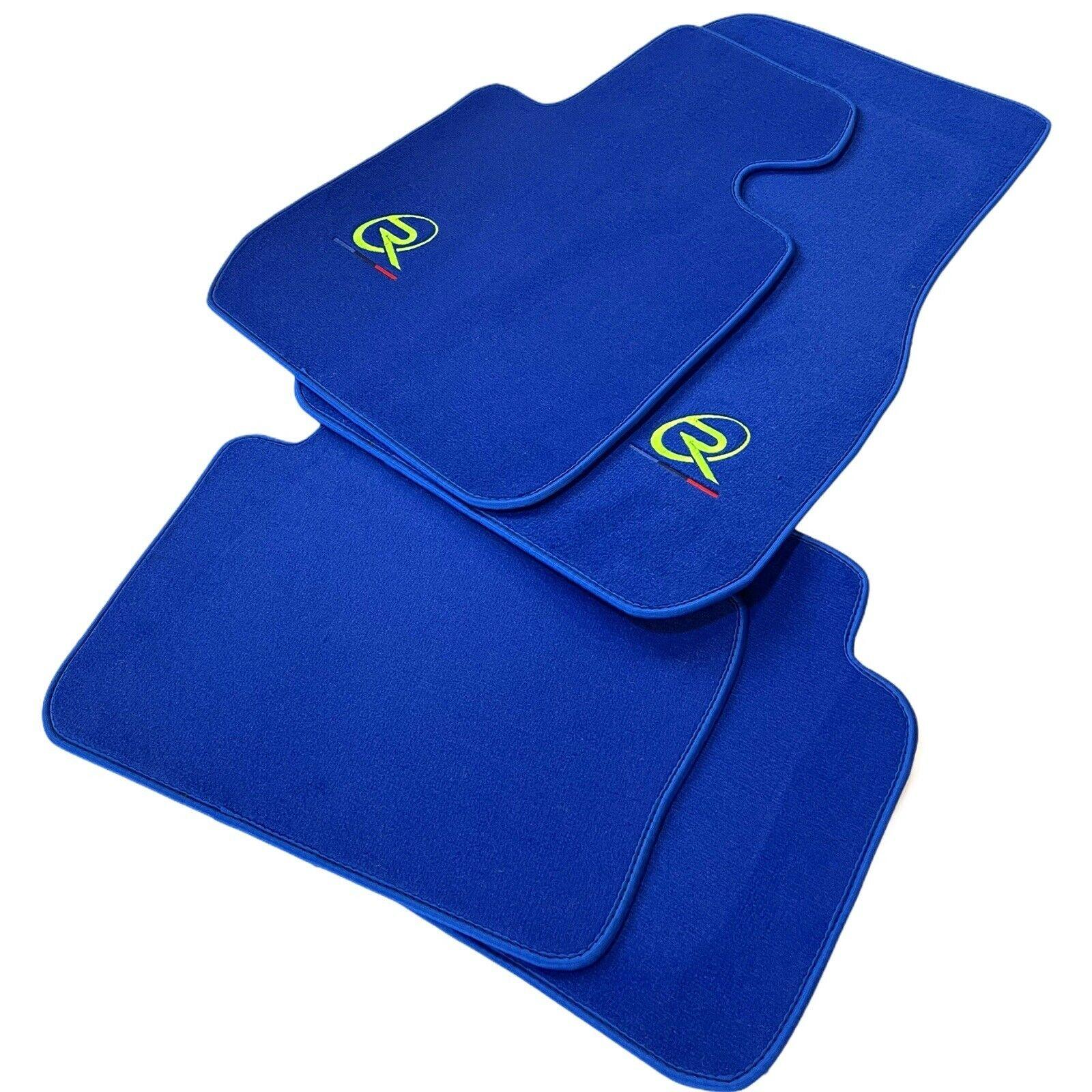 Blue Floor Mats For BMW 1 Series F40 Tailored Set Perfect Fit - AutoWin