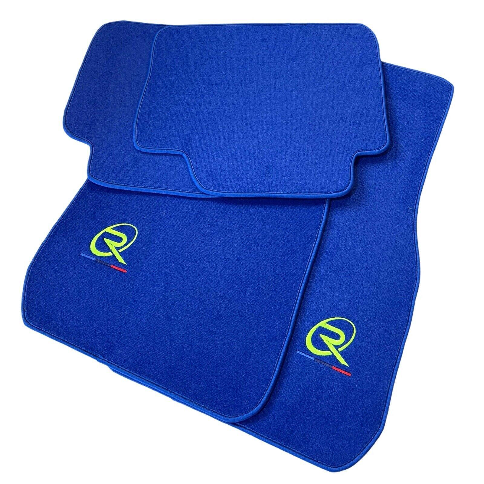 Blue Floor Mats For BMW 3 Series E46 Coupe Tailored Set Perfect Fit - AutoWin