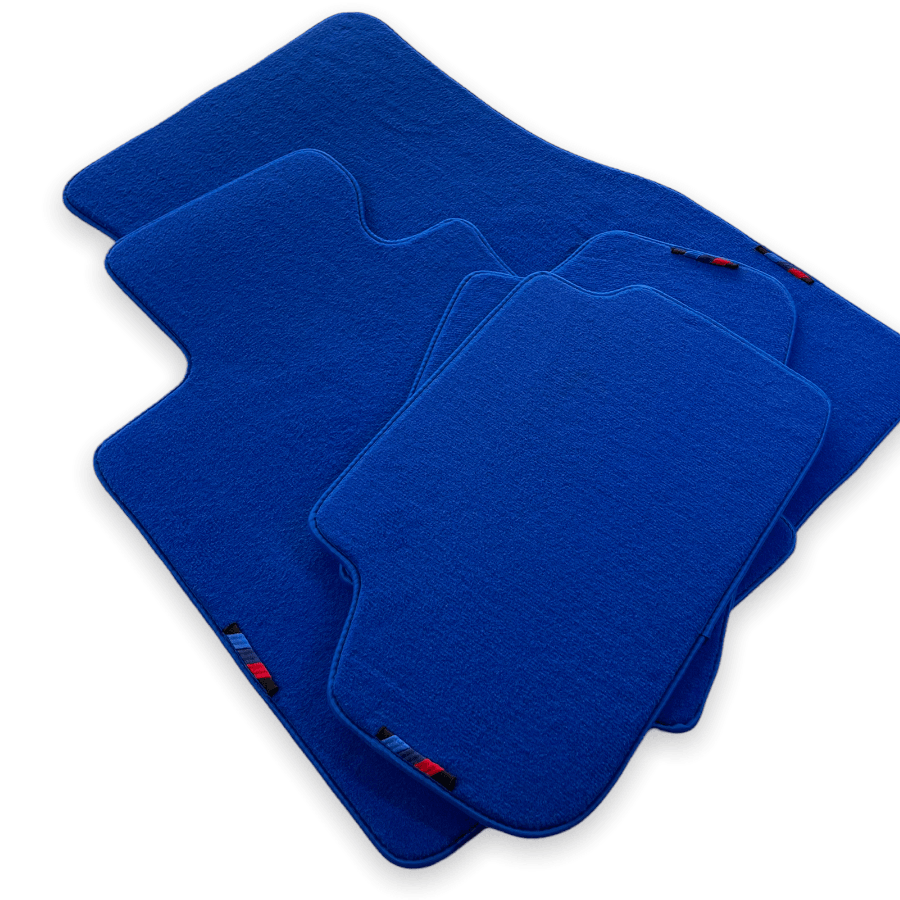 Blue Floor Mats For BMW 5 Series G30 With M Package - AutoWin