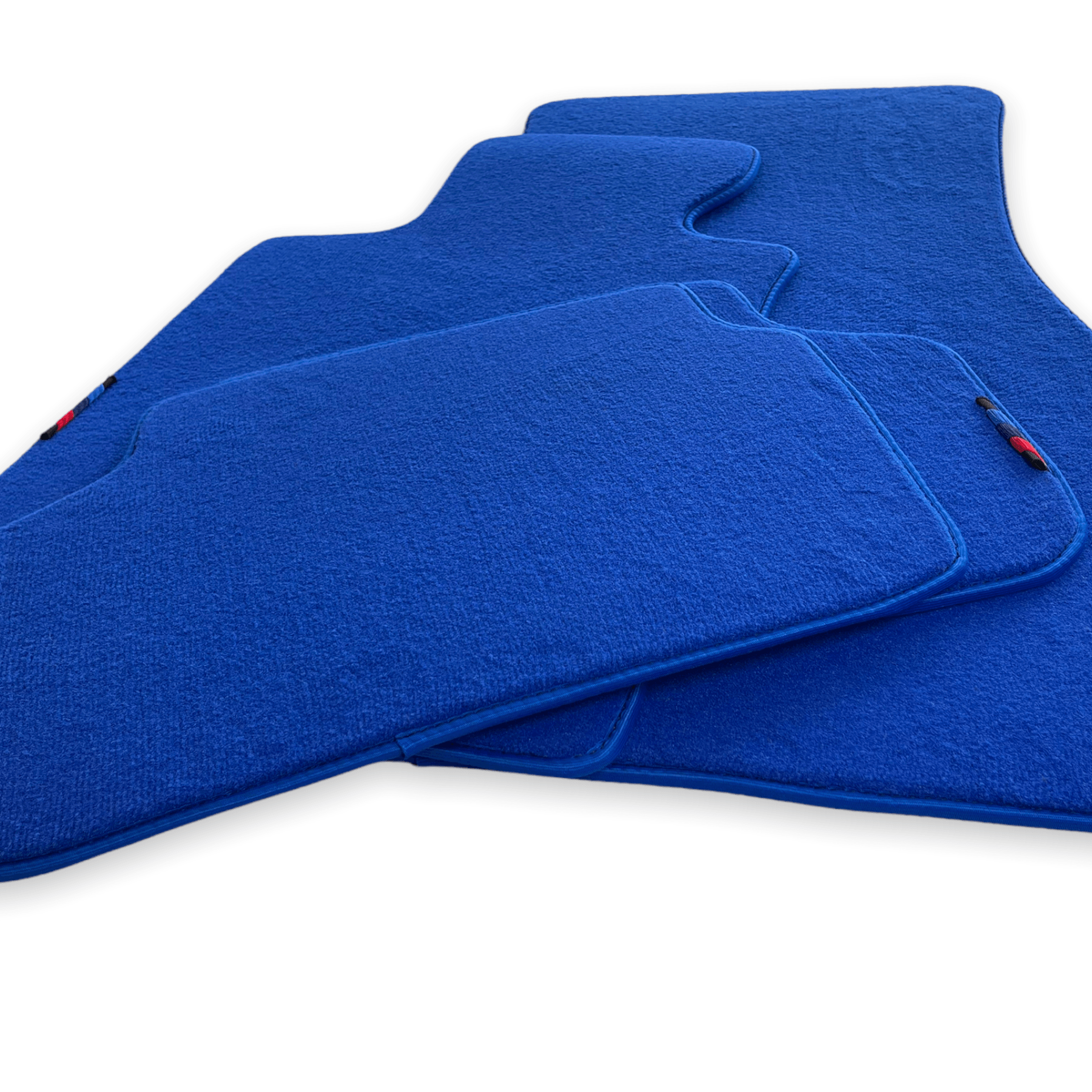Blue Floor Mats For BMW 5 Series G30 With M Package - AutoWin