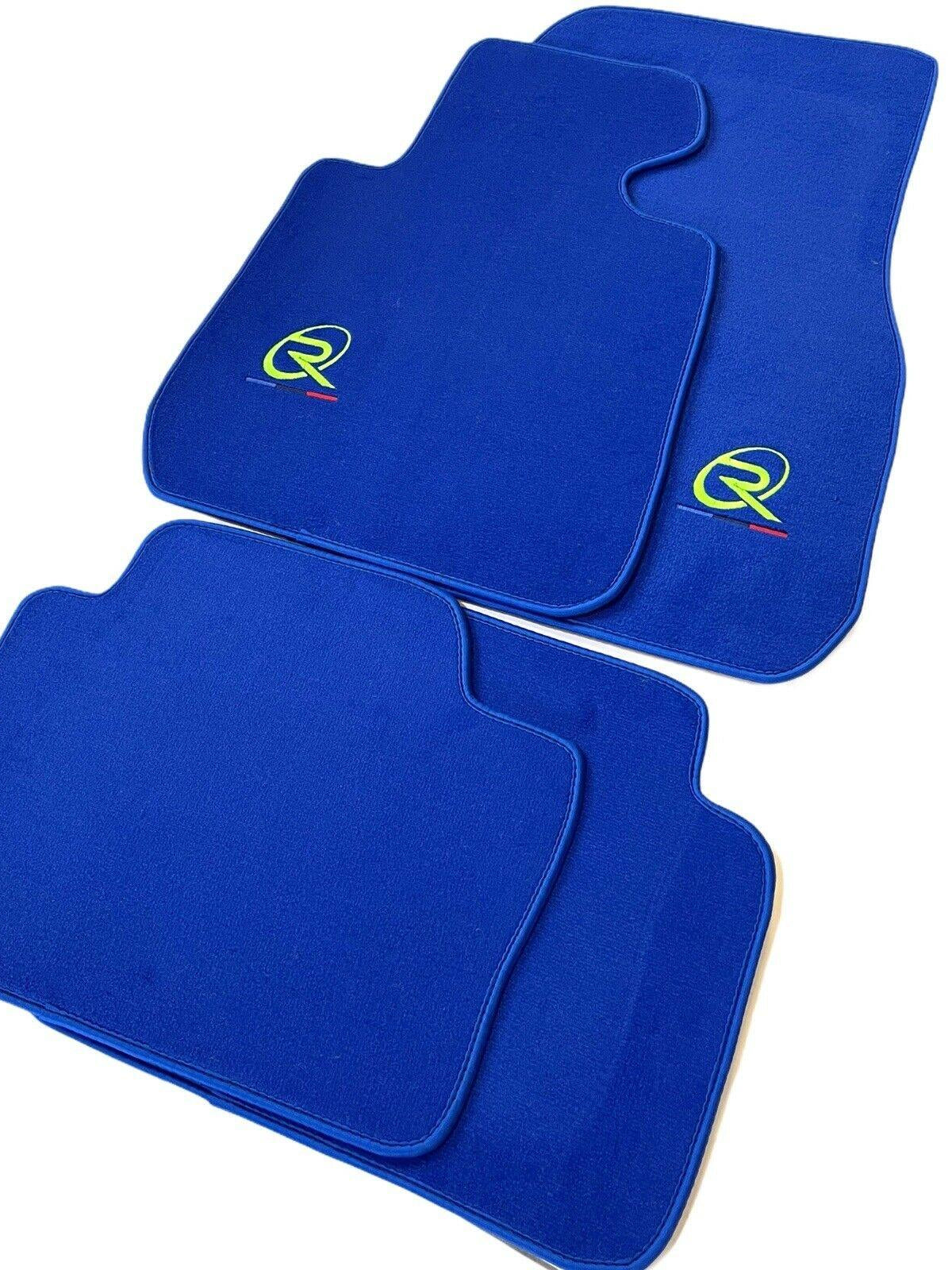 Blue Floor Mats For BMW 6 Series F06 Gran Coupe Tailored Set Perfect Fit - AutoWin