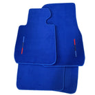 Blue Floor Mats For BMW 7 Series G12 With M Package - AutoWin