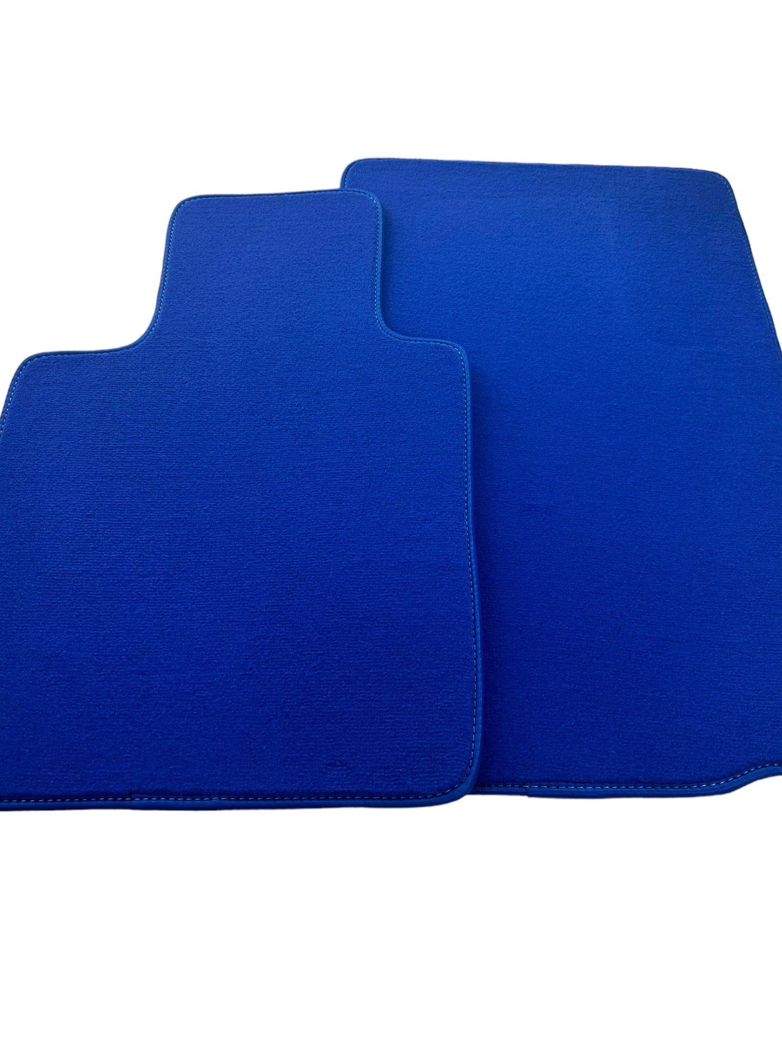 Blue Floor Mats For BMW Z4 Series E85 Convertible (2003-2008) With M Package - AutoWin