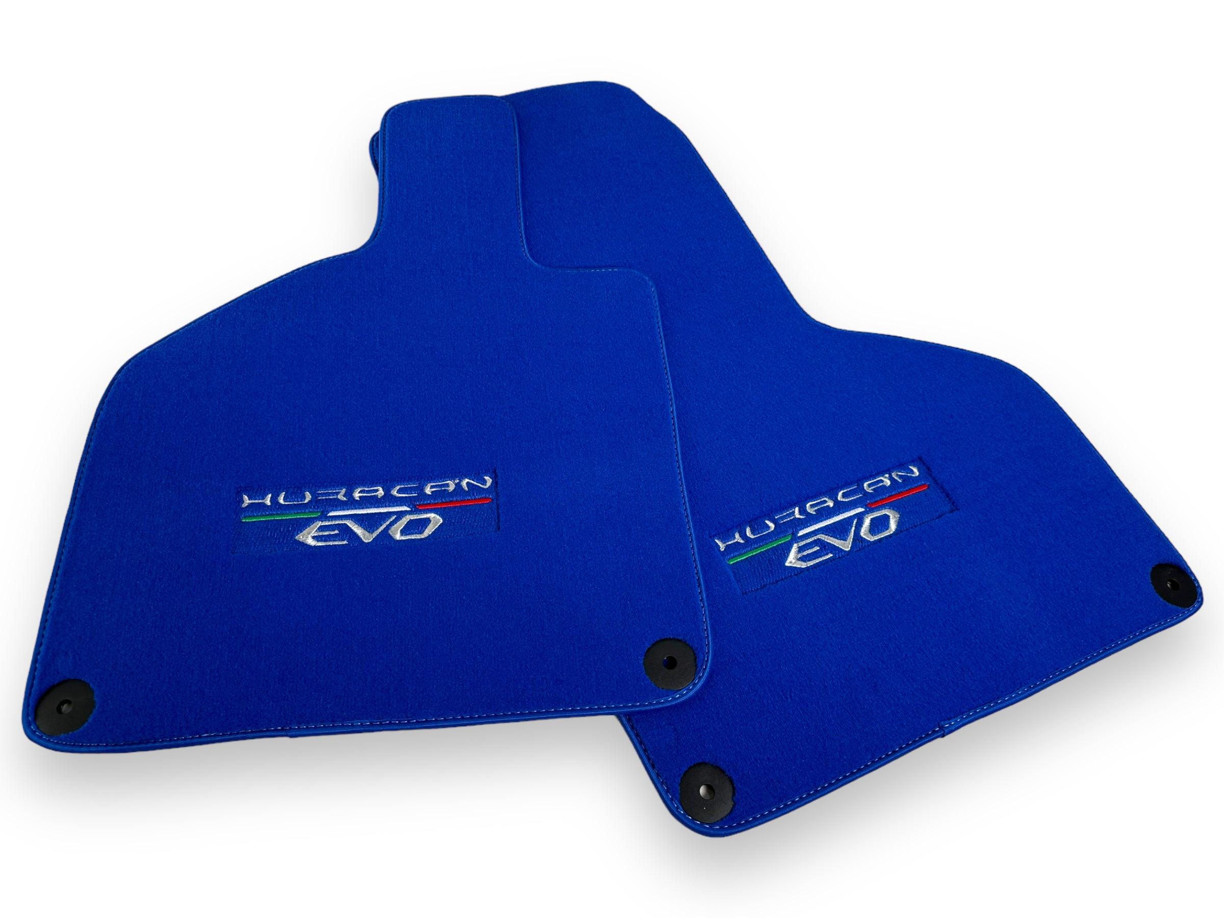 Blue Floor Mats for Lamborghini Huracan EVO 2014-2023 - AutoWin