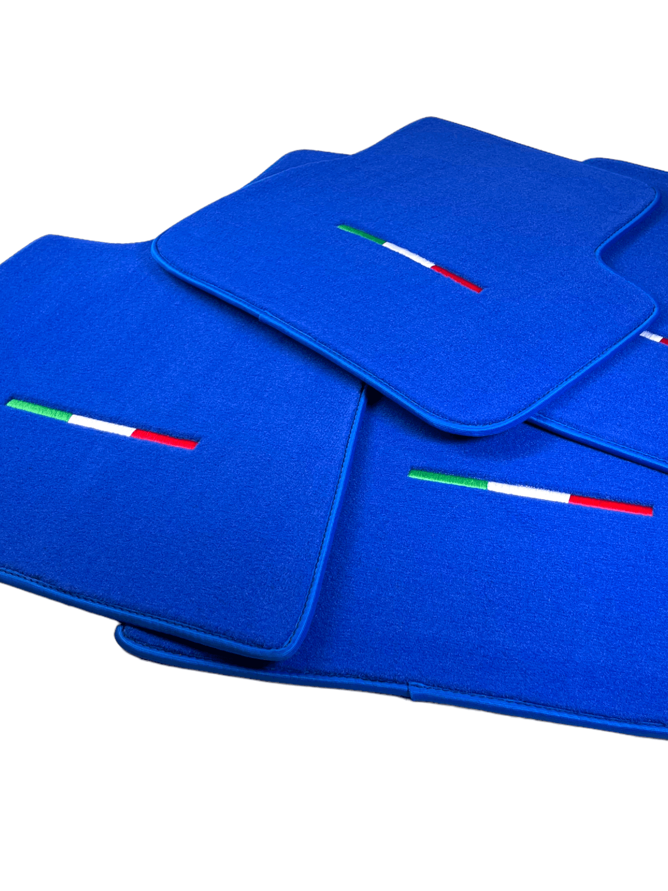 Blue Floor Mats For Maserati Ghibli 2013-2022 Italy Edition - AutoWin