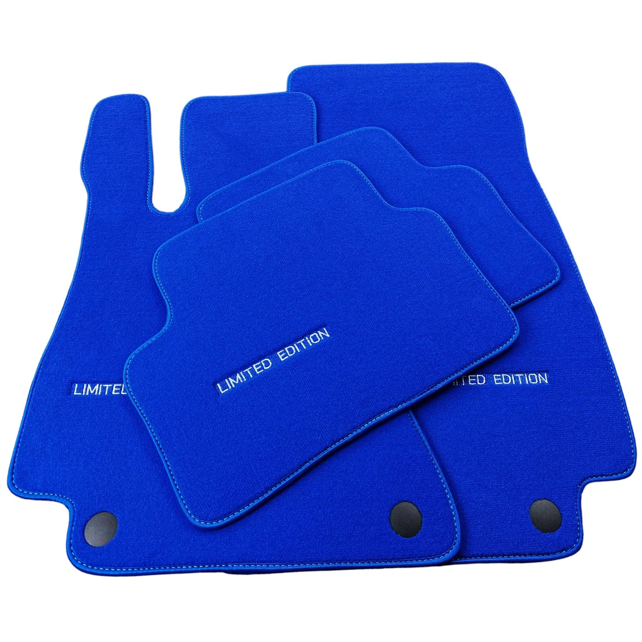 Blue Floor Mats For Mercedes Benz GLE-Class C292 Coupe (2015-2020) | Limited Edition