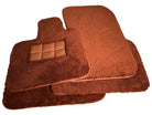 Brown Sheepskin Floor Mats For Rolls Royce Wraith 2013-2023 Er56 Design - AutoWin