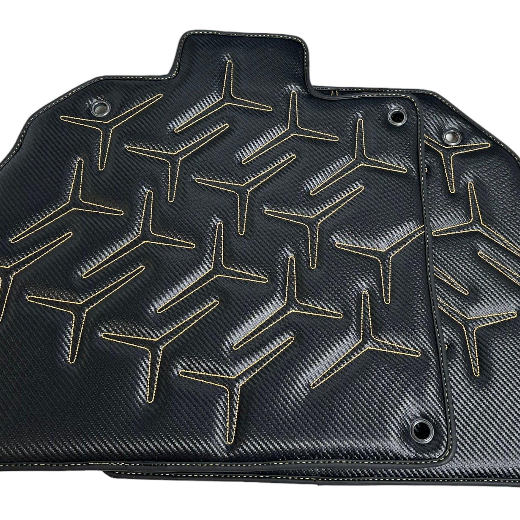 Carbon Leather Floor Mats for Lamborghini Aventador SV - AutoWin
