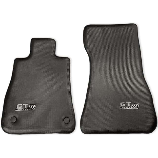 Carbon Leather Floor Mats For Mercedes-Benz Amg Gt Black Series - AutoWin