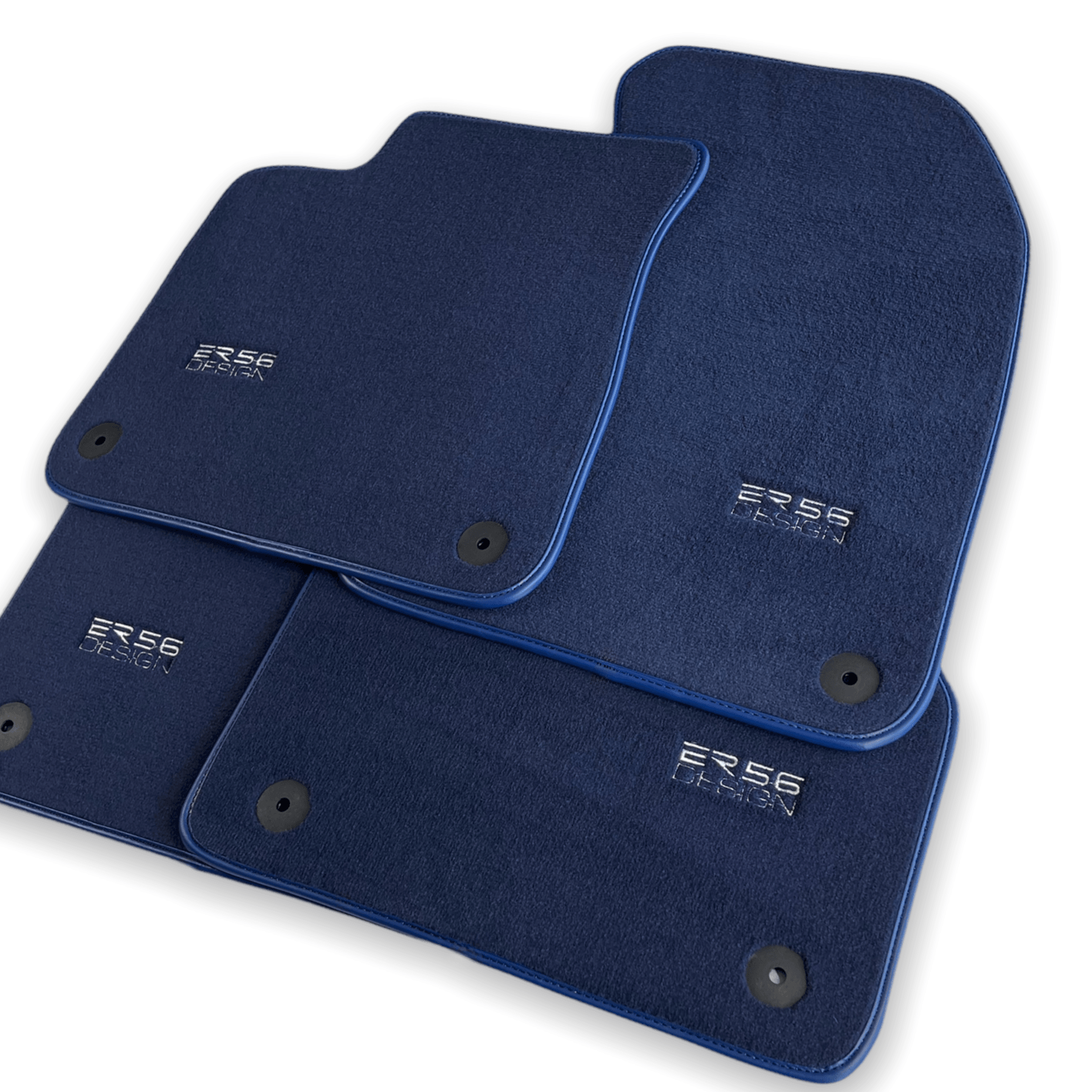 Dark Blue Floor Mats for A4 - B9 Avant (2019-2023) | ER56 Design