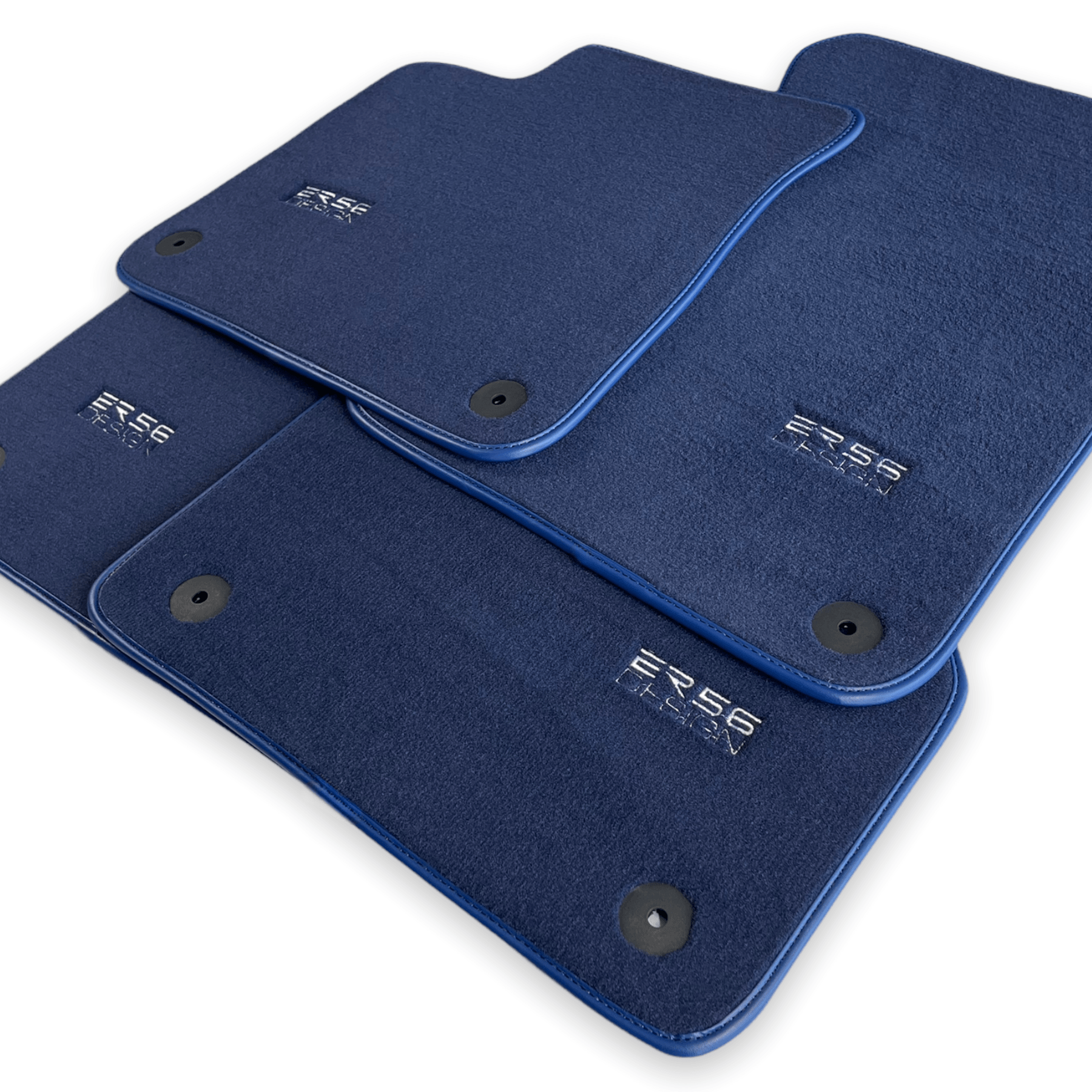 Dark Blue Floor Mats for A6 - C8 Avant (2018-2023) | ER56 Design