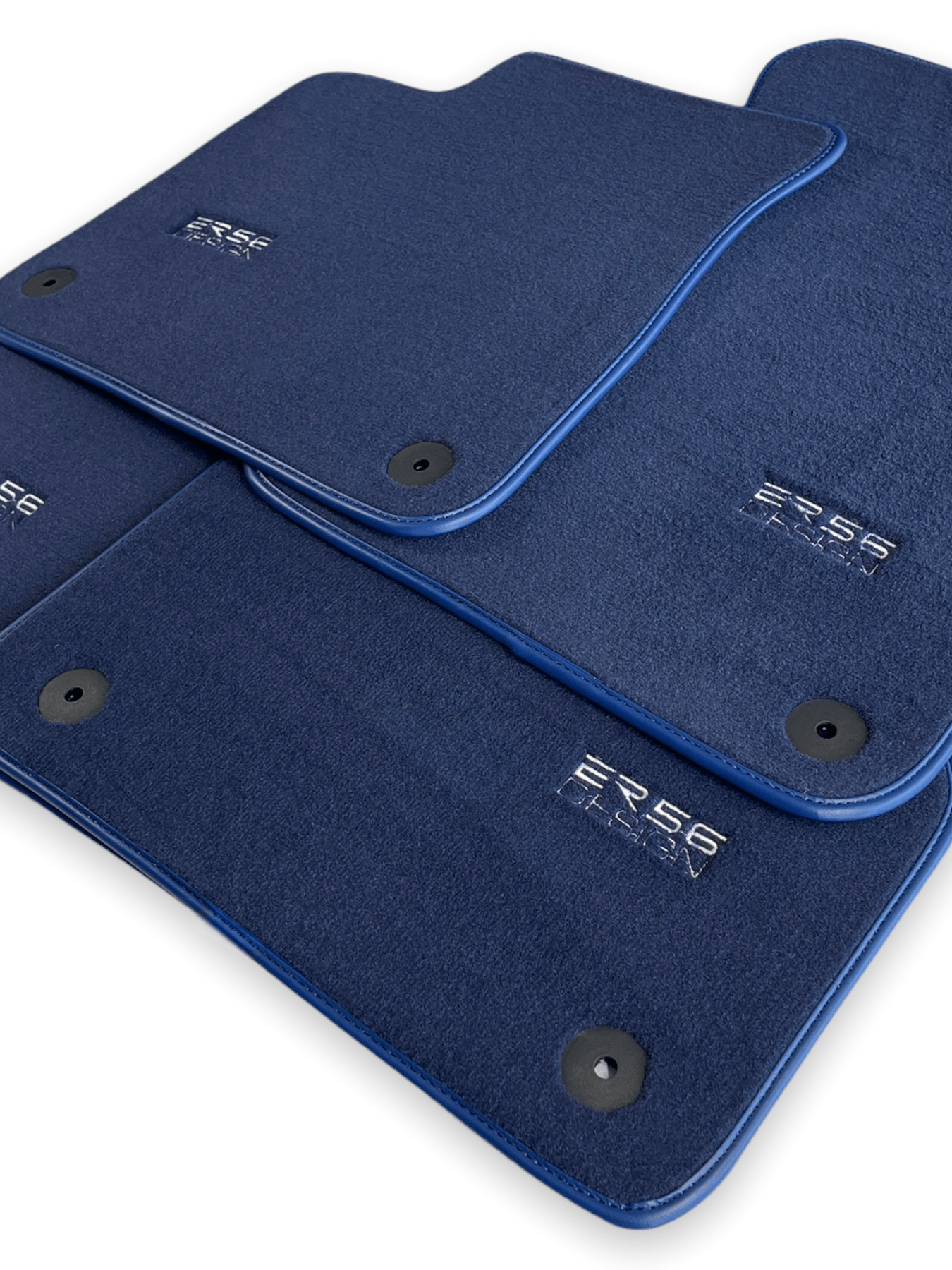 Dark Blue Floor Mats for Audi A3 - Convertible (2014-2020) | ER56 Design