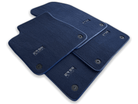 Dark Blue Floor Mats for Audi A4 - B8 Avant (2008-2015) | ER56 Design