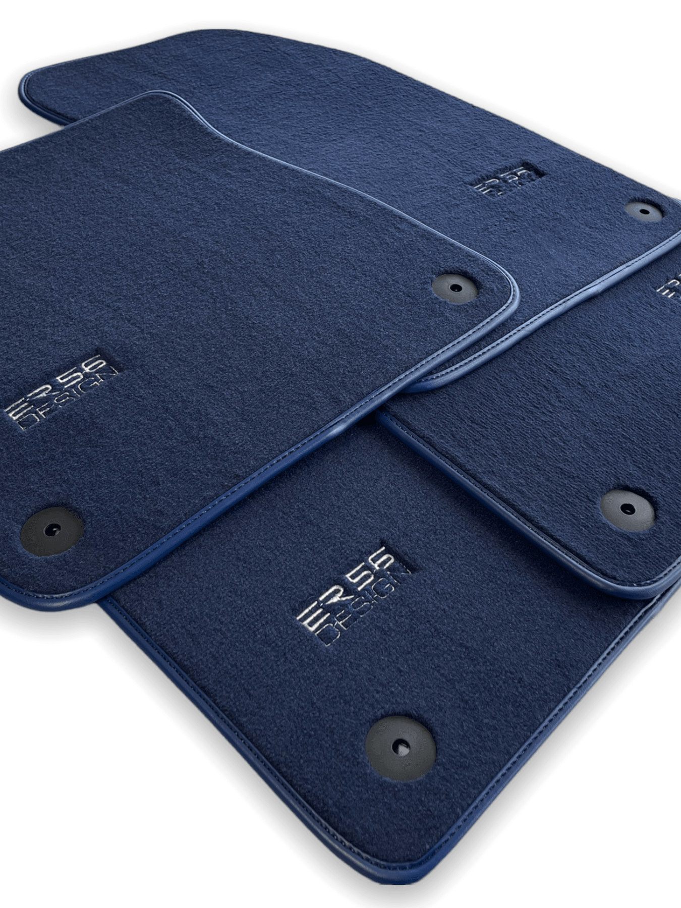Dark Blue Floor Mats for Audi A4 - B9 Avant (2015-2018) | ER56 Design