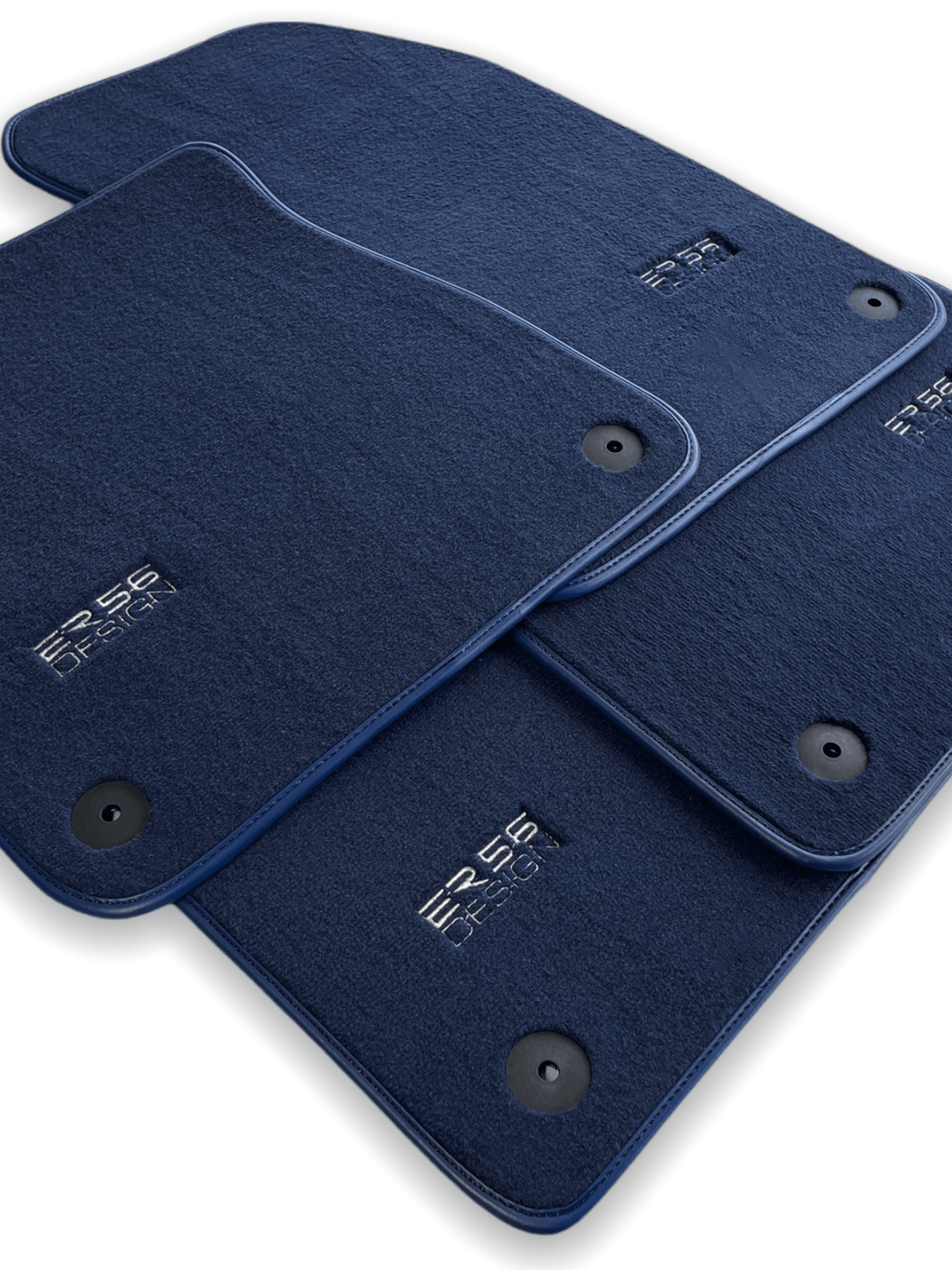 Dark Blue Floor Mats for Audi A4 - B9 Avant (2018-2019) | ER56 Design