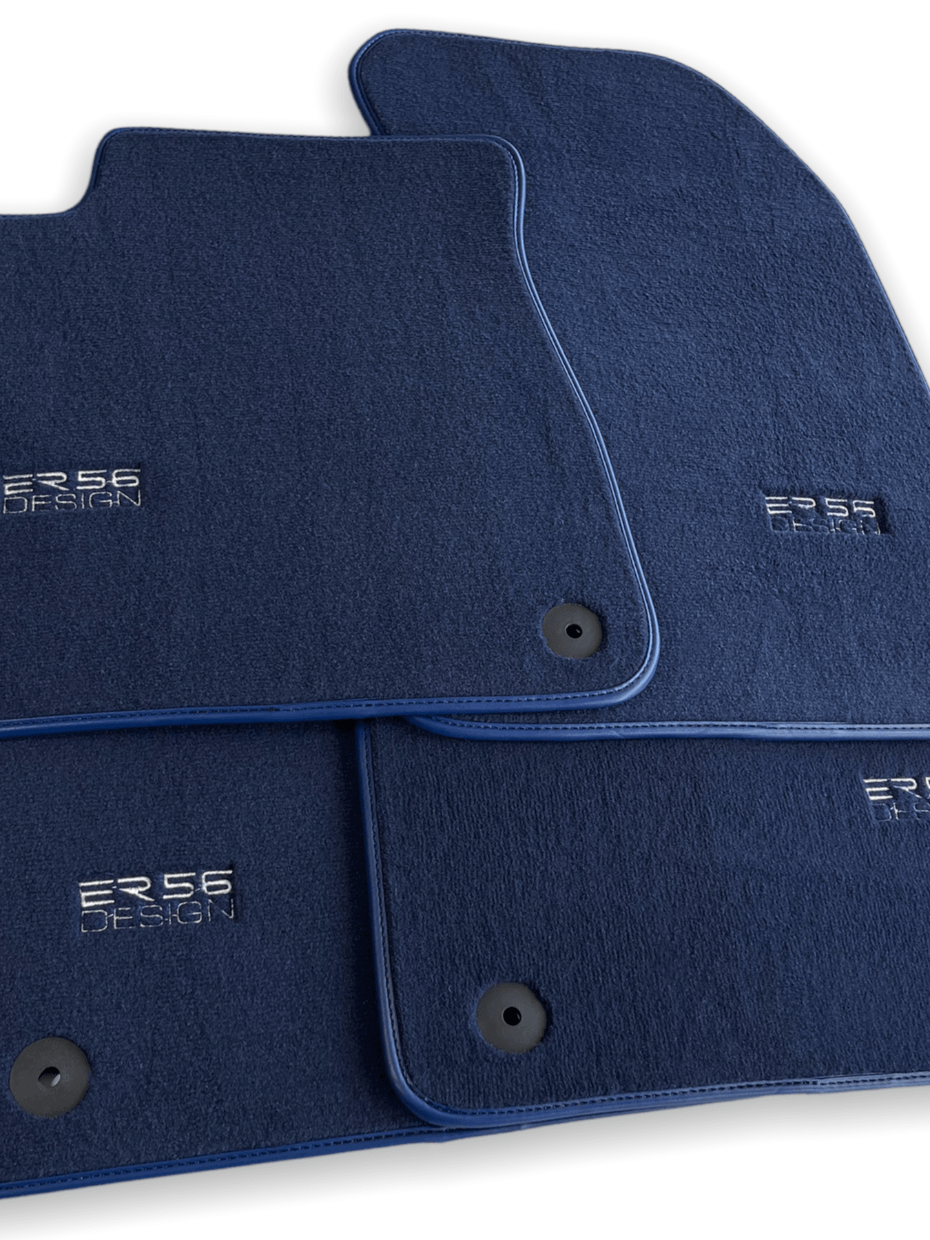Dark Blue Floor Mats for Audi A6 - C6 Avant Facelift (2008-2011) | ER56 Design