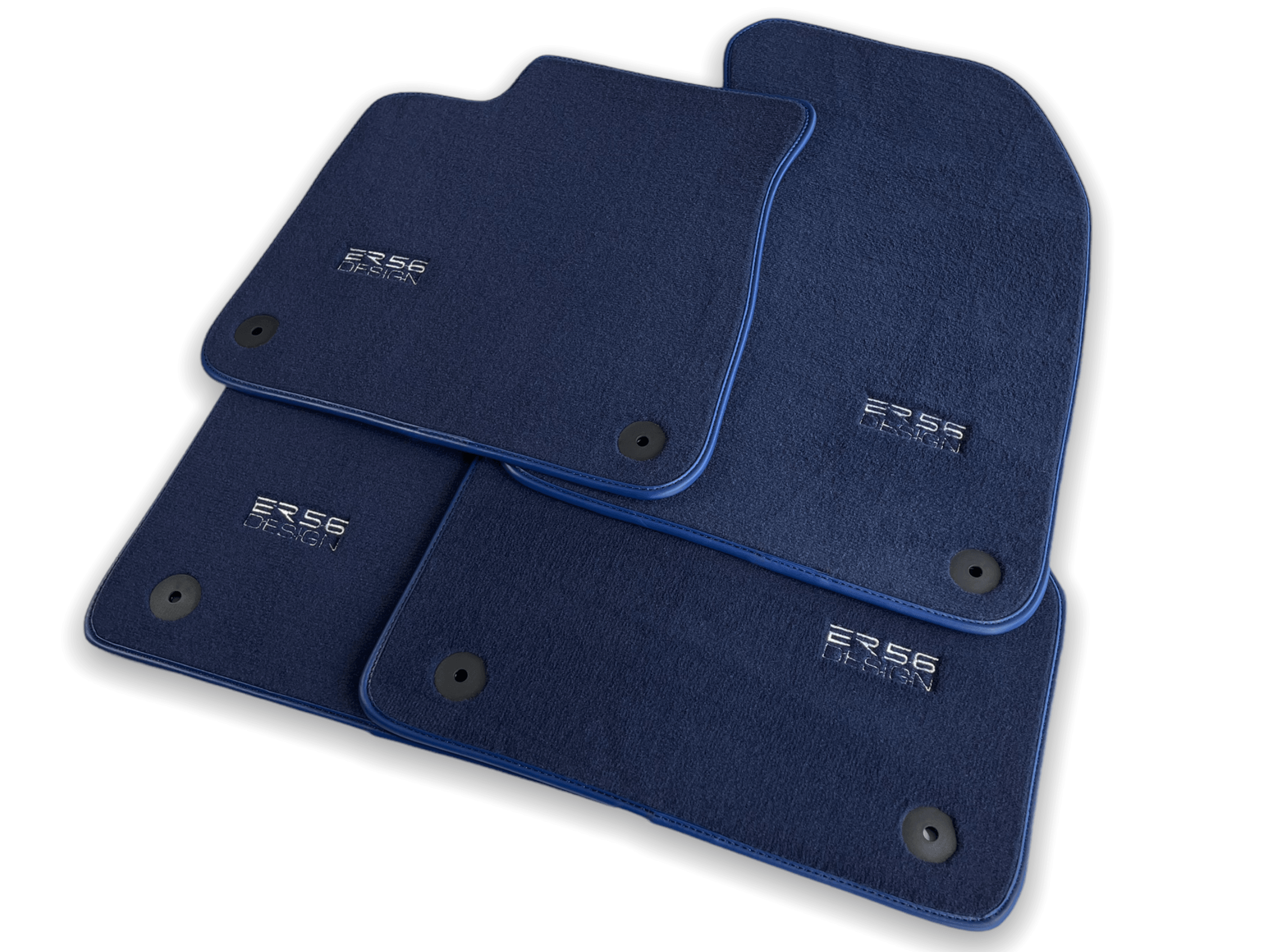 Dark Blue Floor Mats for Audi Q2 (2020-2024) | ER56 Design