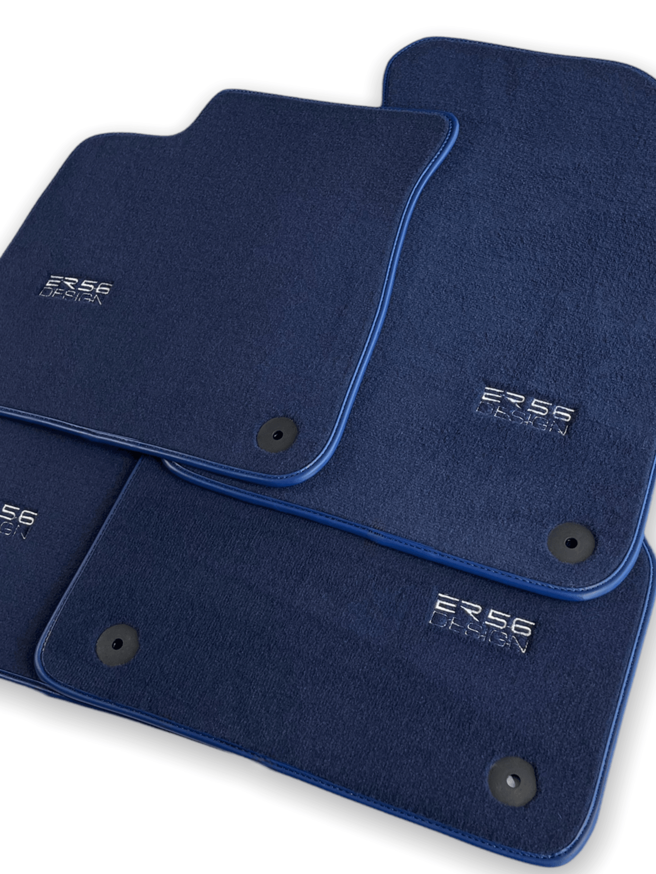 Dark Blue Floor Mats for Audi Q4 E-tron (2021-2024) | ER56 Design