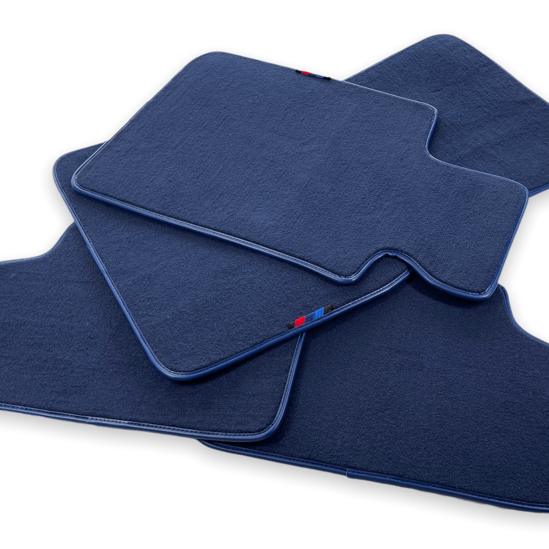 Dark Blue Floor Mats For BMW 3 Series F30 LCI With M Package - AutoWin
