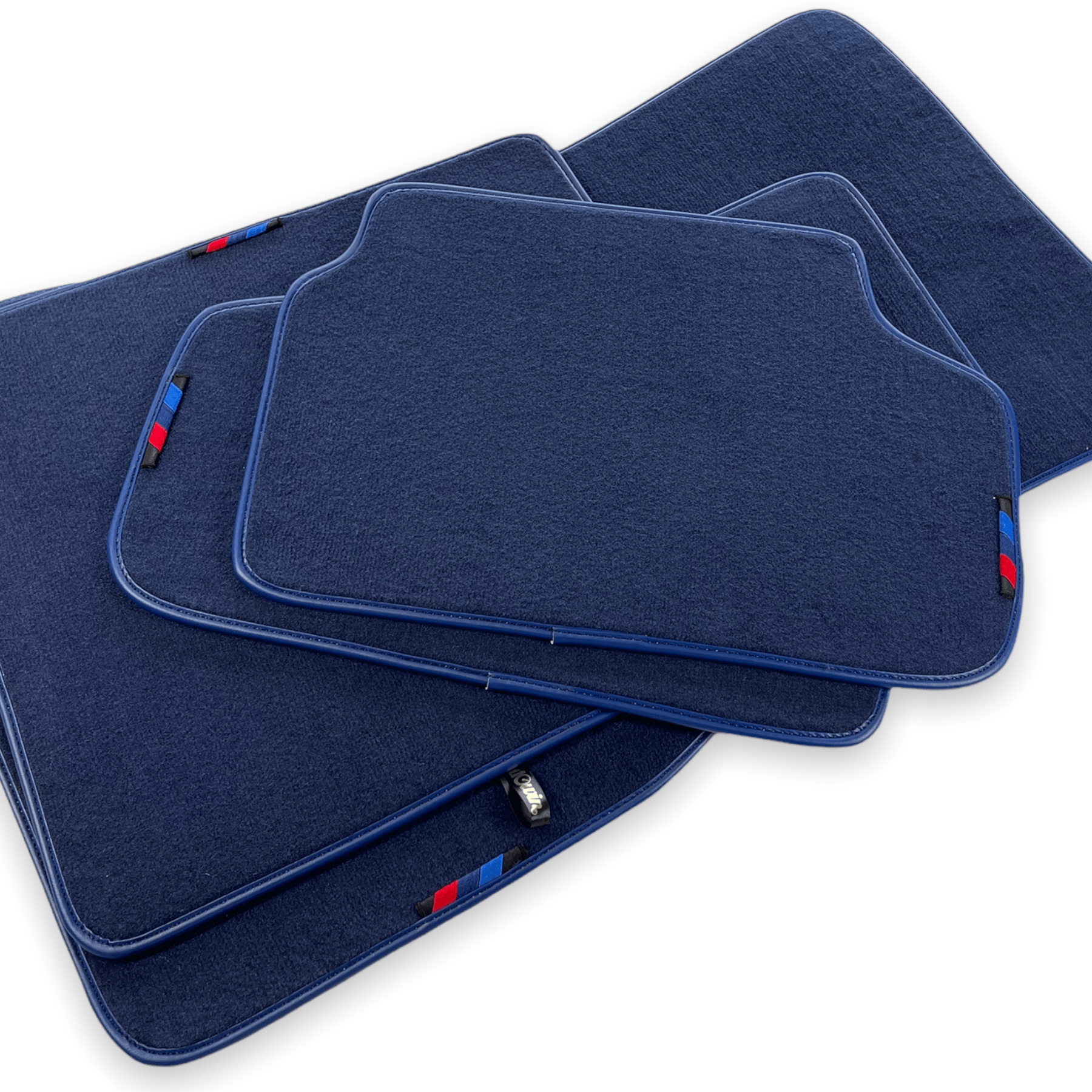 Dark Blue Floor Mats For BMW 3 Series F30 LCI With M Package - AutoWin