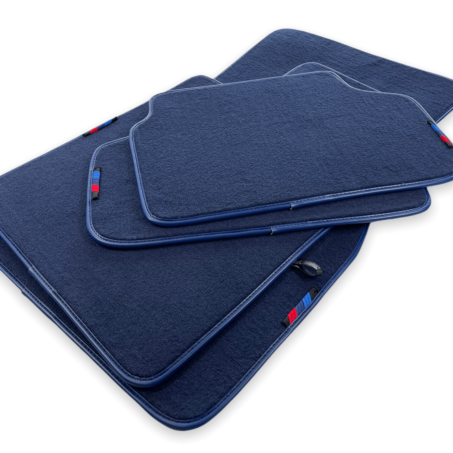 Dark Blue Floor Mats For BMW 4 Series F33 With M Package - AutoWin