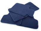 Dark Blue Floor Mats For BMW 5 Series E60 With M Package - AutoWin