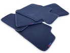 Dark Blue Floor Mats For BMW 6 Series E63 With M Package - AutoWin