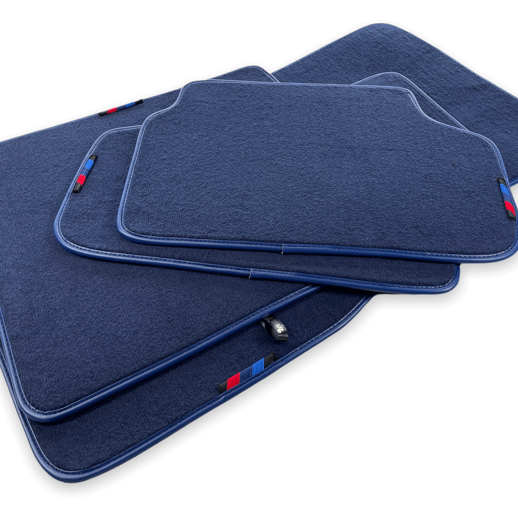 Dark Blue Floor Mats For BMW 6 Series E63 With M Package - AutoWin