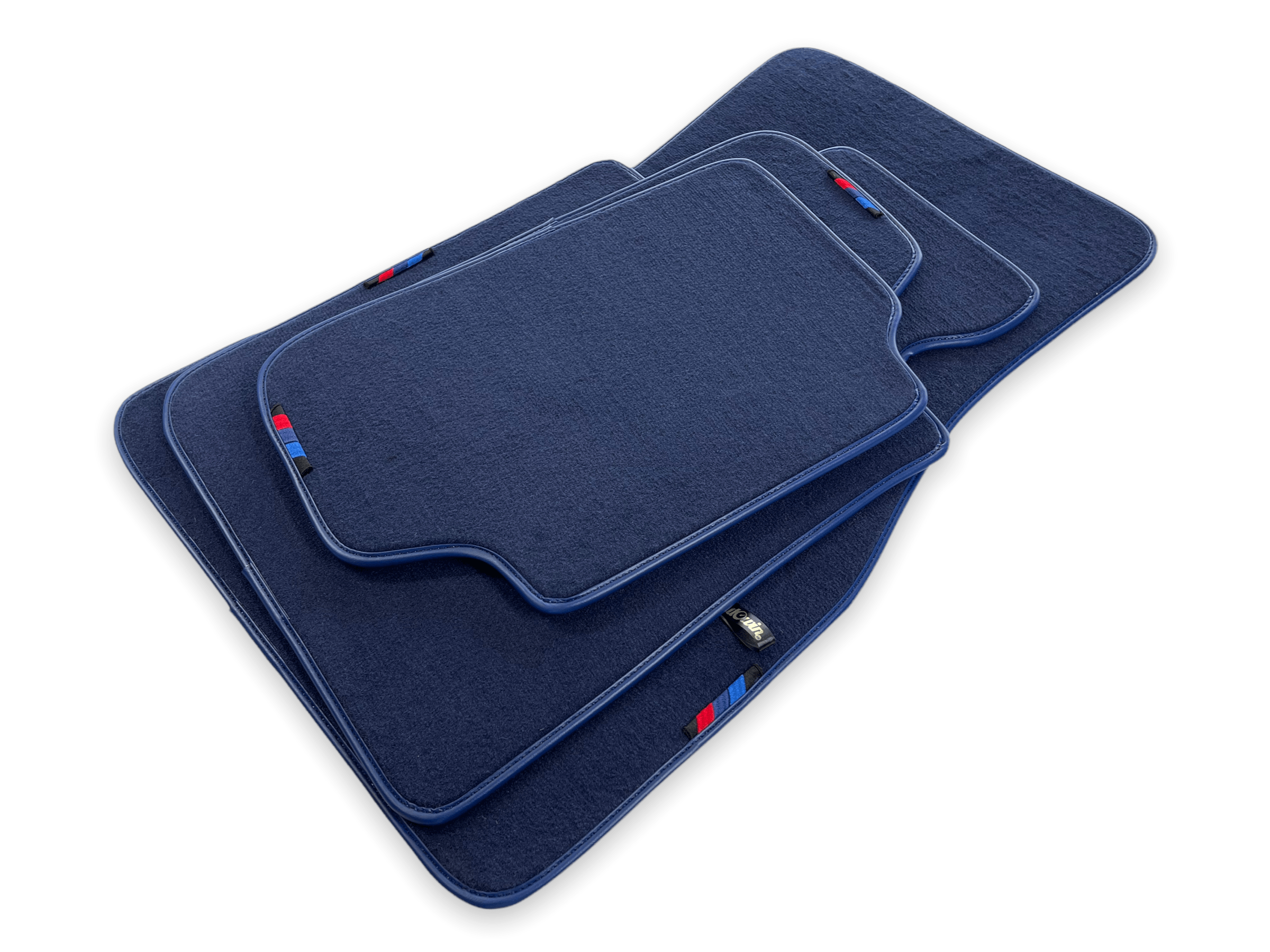 Dark Blue Floor Mats For BMW 6 Series F12 With M Package - AutoWin