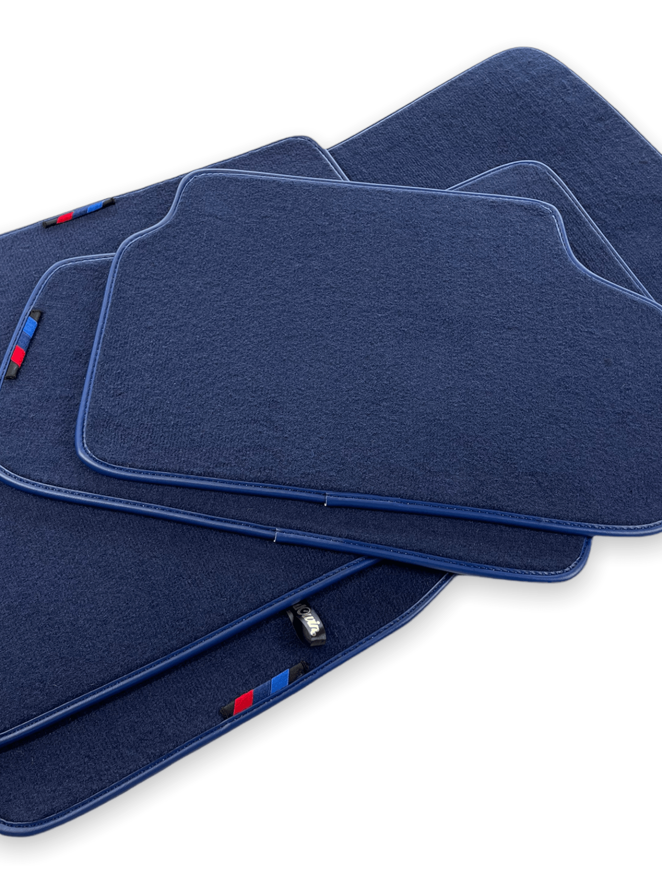 Dark Blue Floor Mats For BMW 6 Series F12 With M Package - AutoWin
