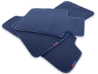Dark Blue Floor Mats For BMW 7 Series E65 With M Package - AutoWin
