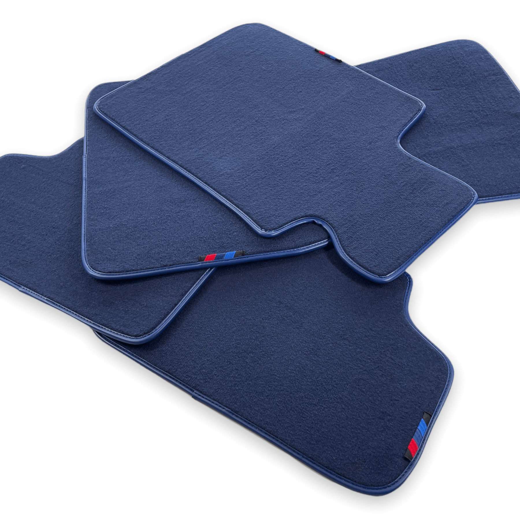 Dark Blue Floor Mats For BMW 8 Series G14 With M Package - AutoWin