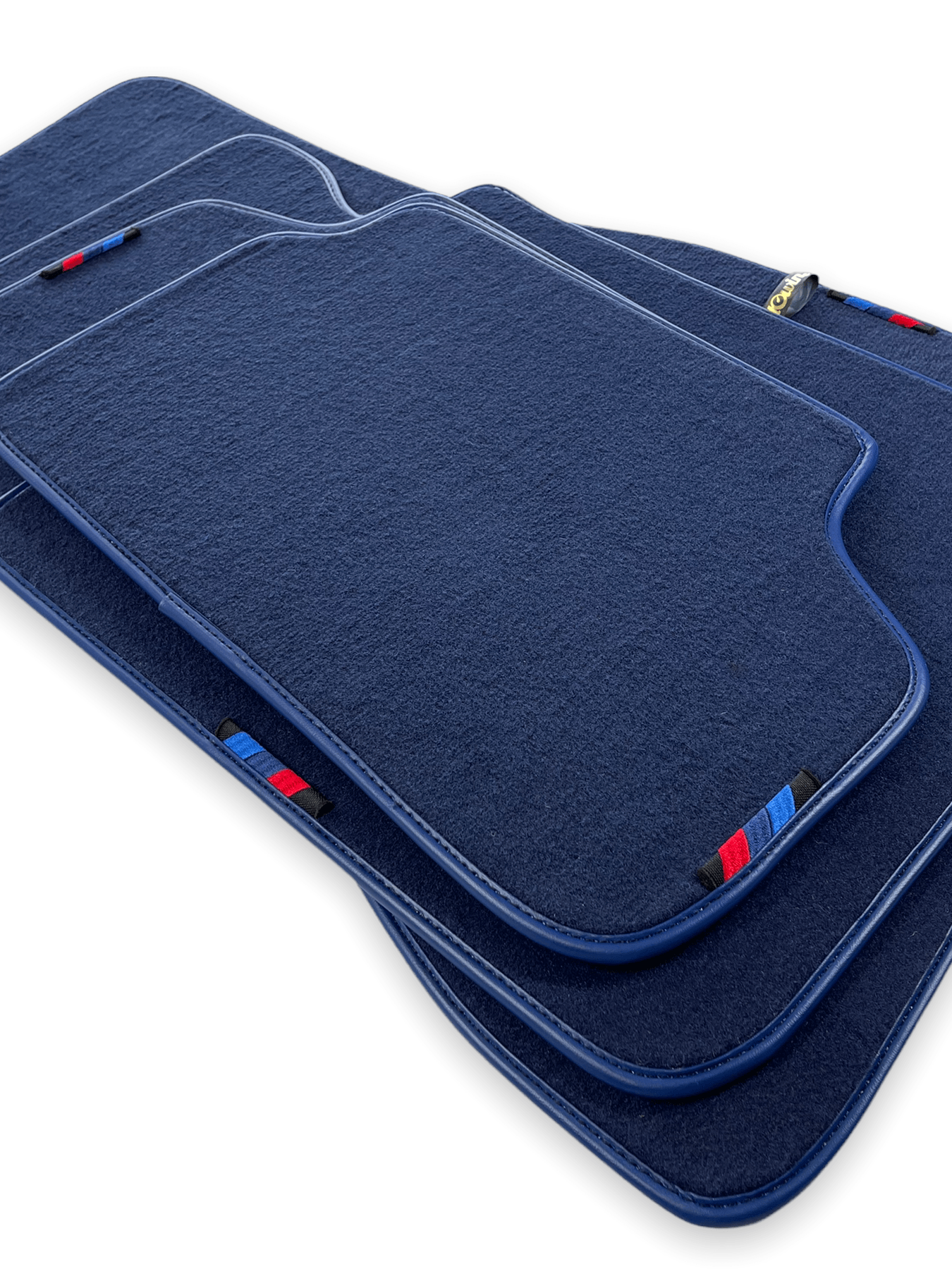 Dark Blue Floor Mats For BMW M5 Series F90 With M Package - AutoWin