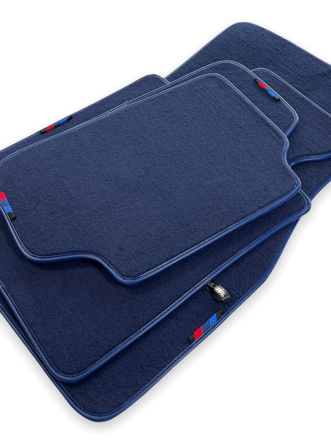 Dark Blue Floor Mats For BMW X3 Series G01 With M Package - AutoWin