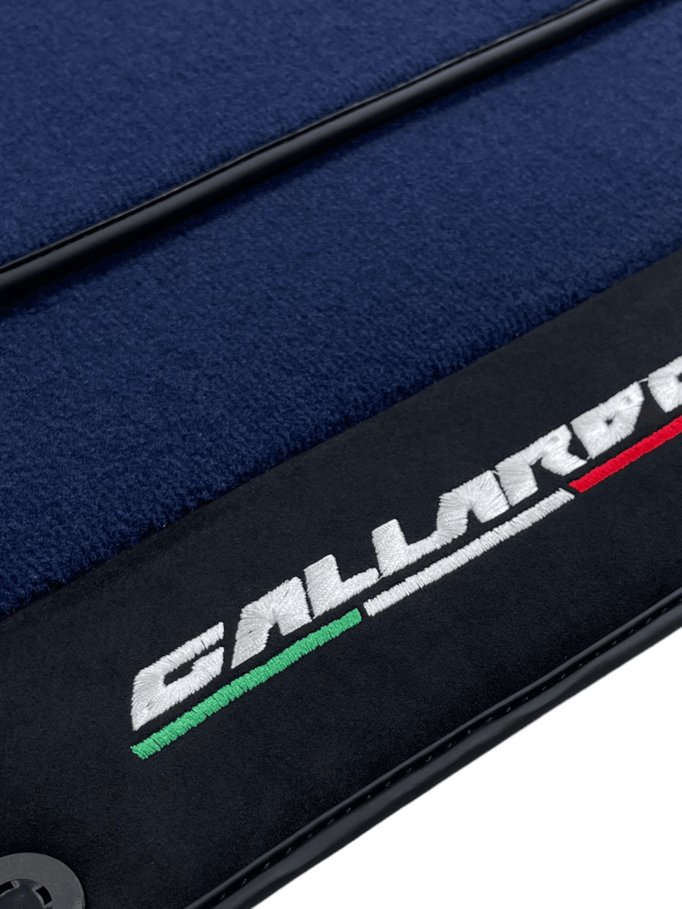 Dark Blue Floor Mats for Lamborghini Gallardo With Alcantara Leather - AutoWin