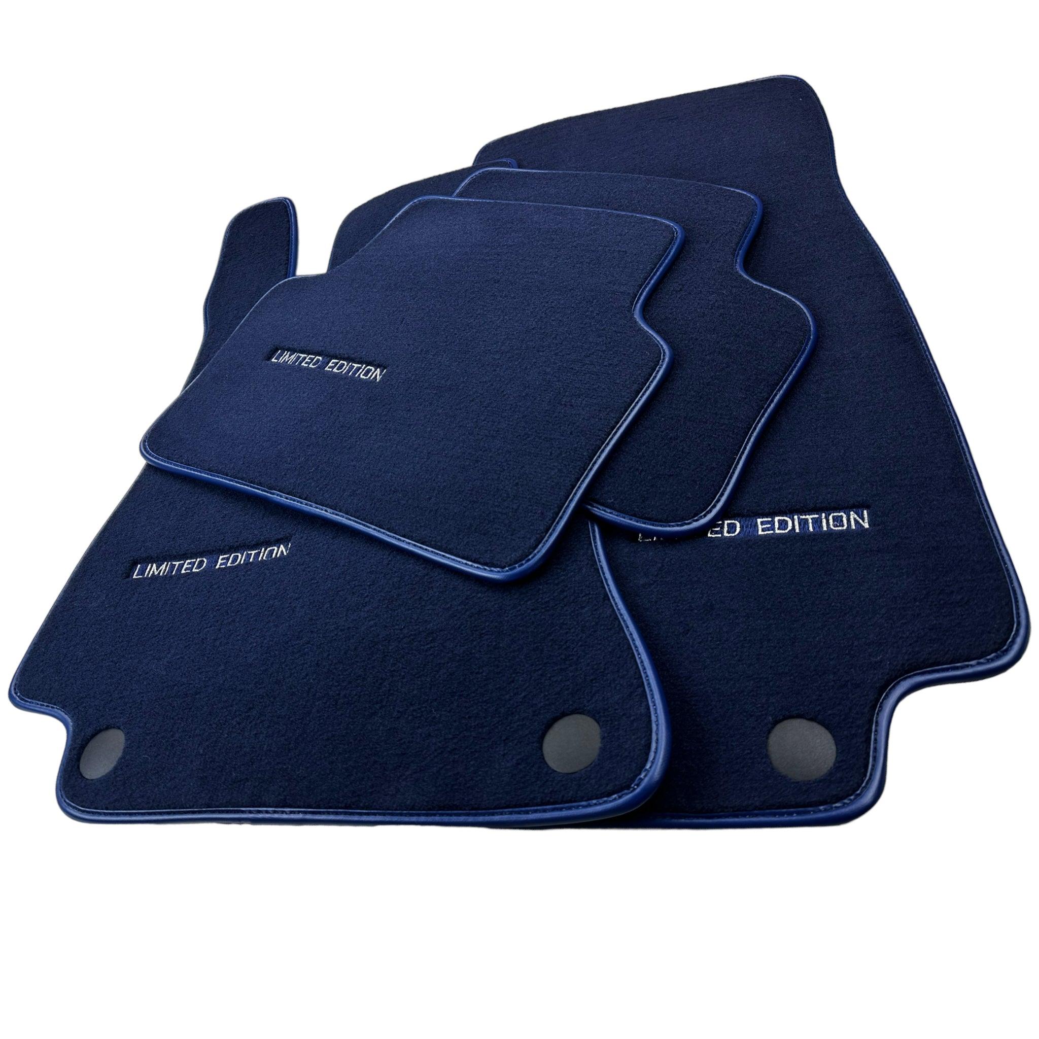 Dark Blue Floor Mats For Mercedes Benz E-Class C207 Coupe (2009-2013) | Limited Edition