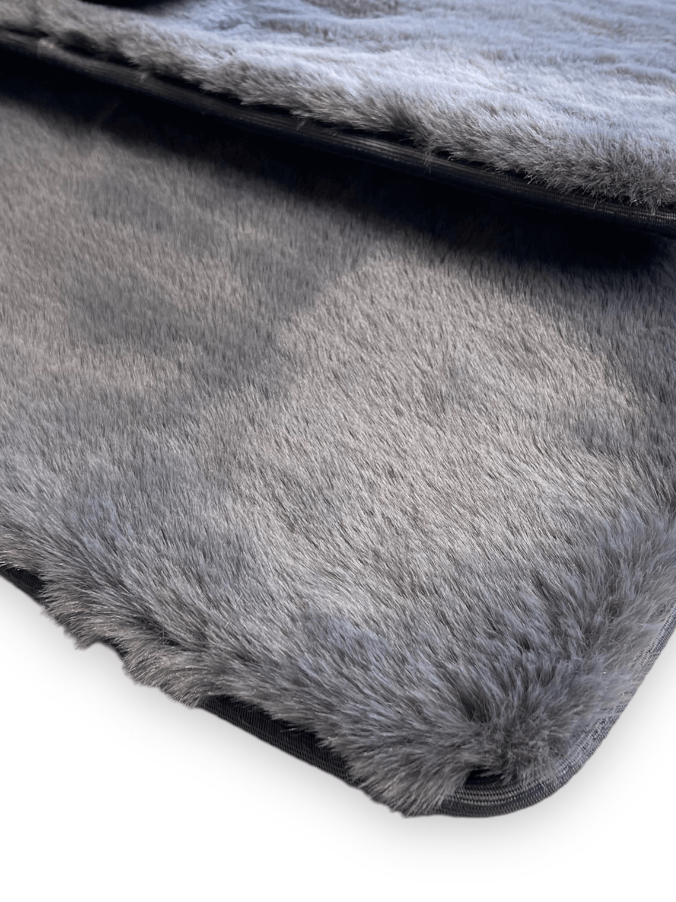 Dark Gray Sheepskin Floor Mats For Rolls Royce Phantom 2003–2016 Er56 Design Brand - AutoWin